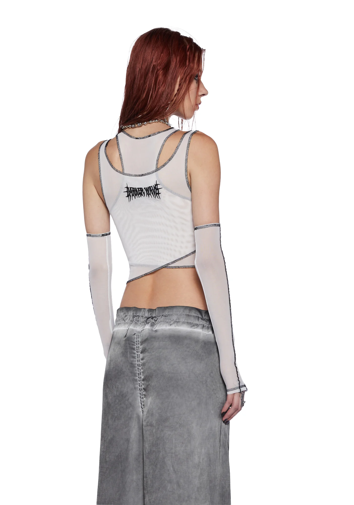 Fader Mesh Top And Gloves Set - Image 4