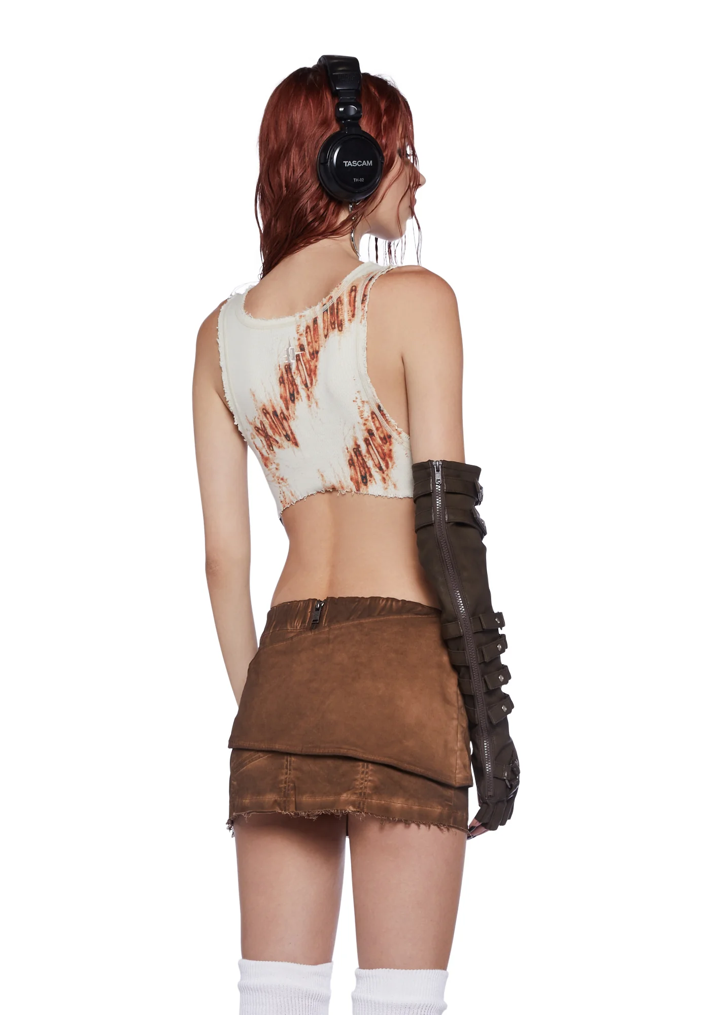 Fader Rust Pin Crop Tee - Image 4