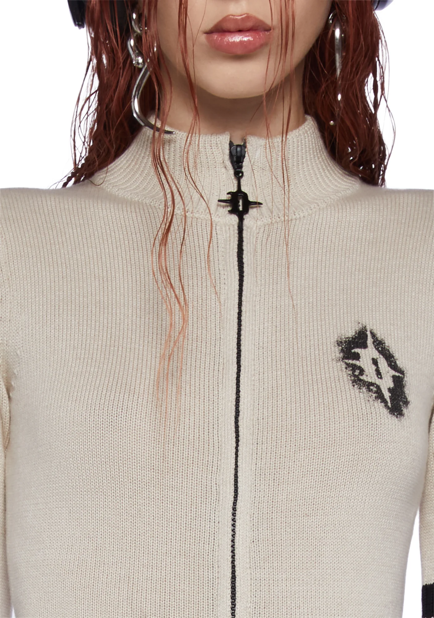 Fader Sweater Knit Romper - Image 5