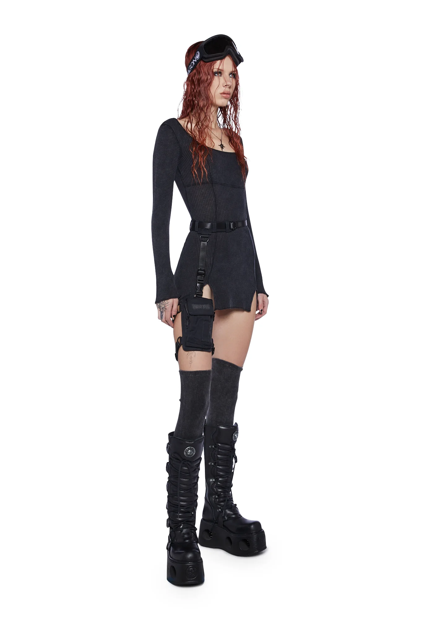 Fader Thermal Long Sleeve Dress - Image 2