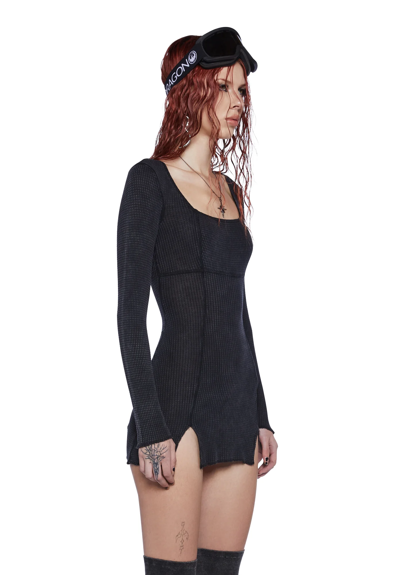Fader Thermal Long Sleeve Dress - Image 3
