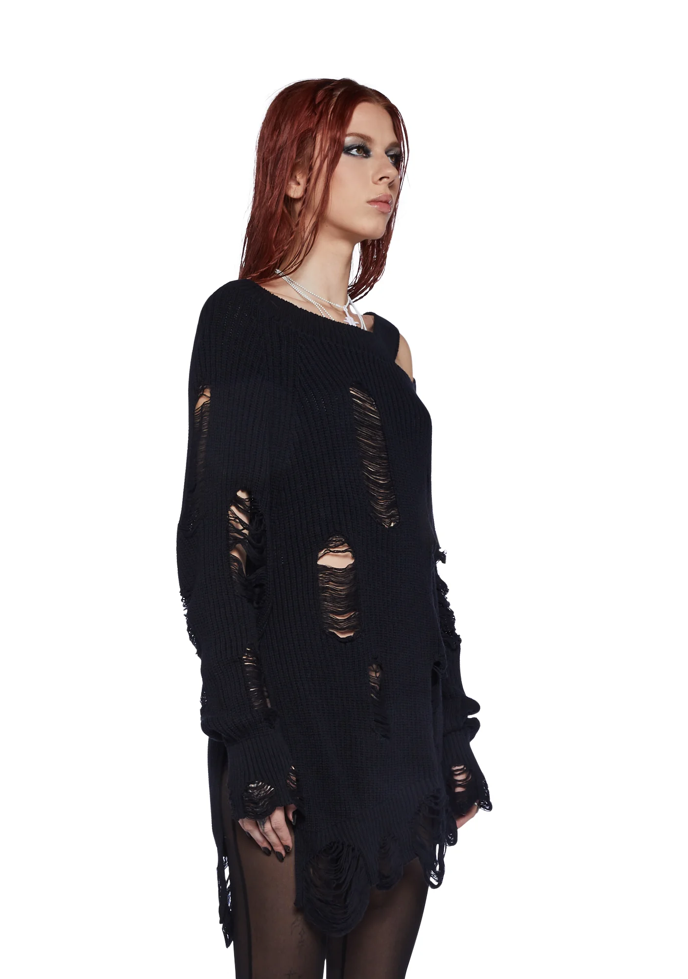 Fader Two Tone Knit Sweater - Image 3