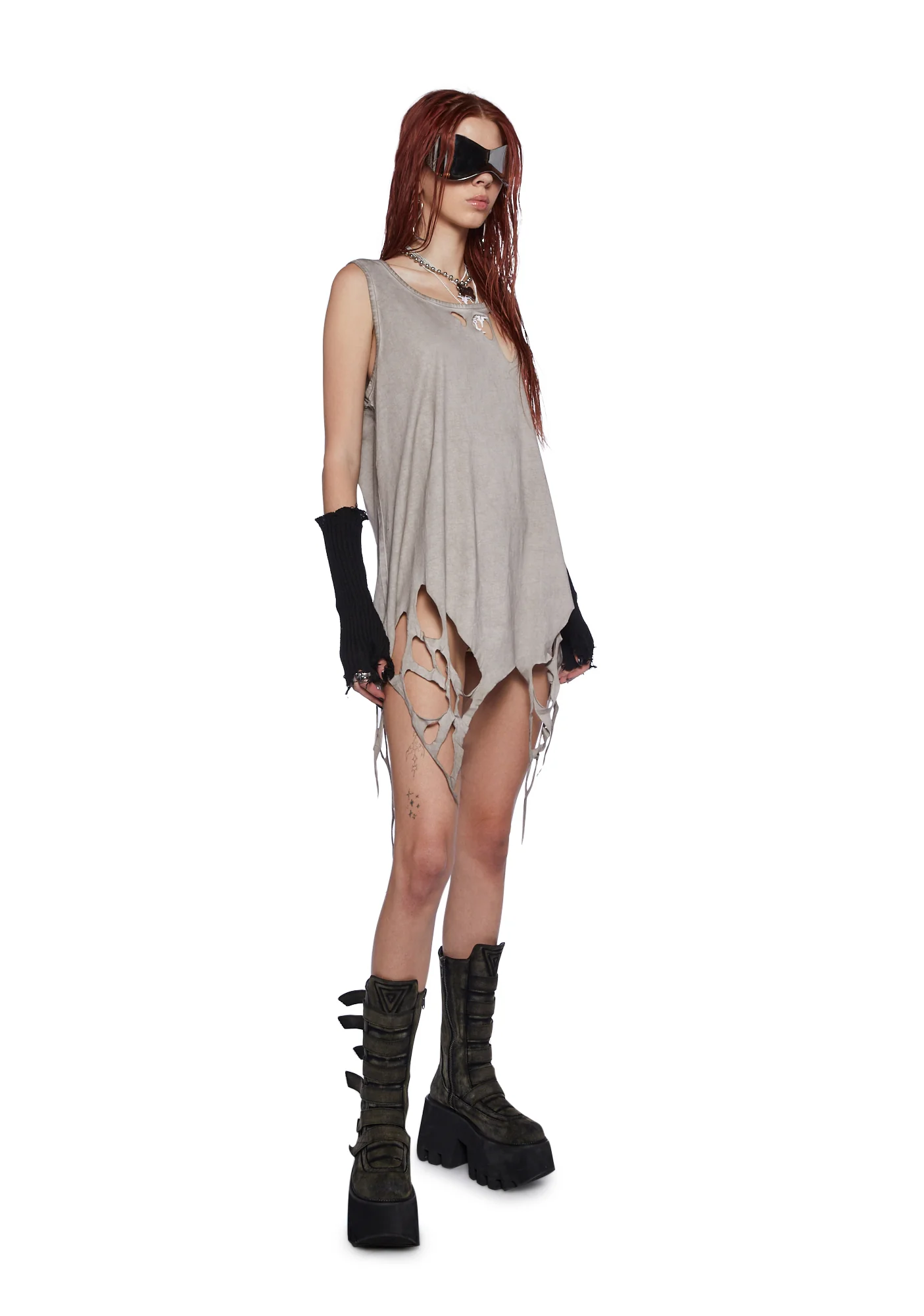 Fader Unisex Cut-Out Tank Top - Image 2