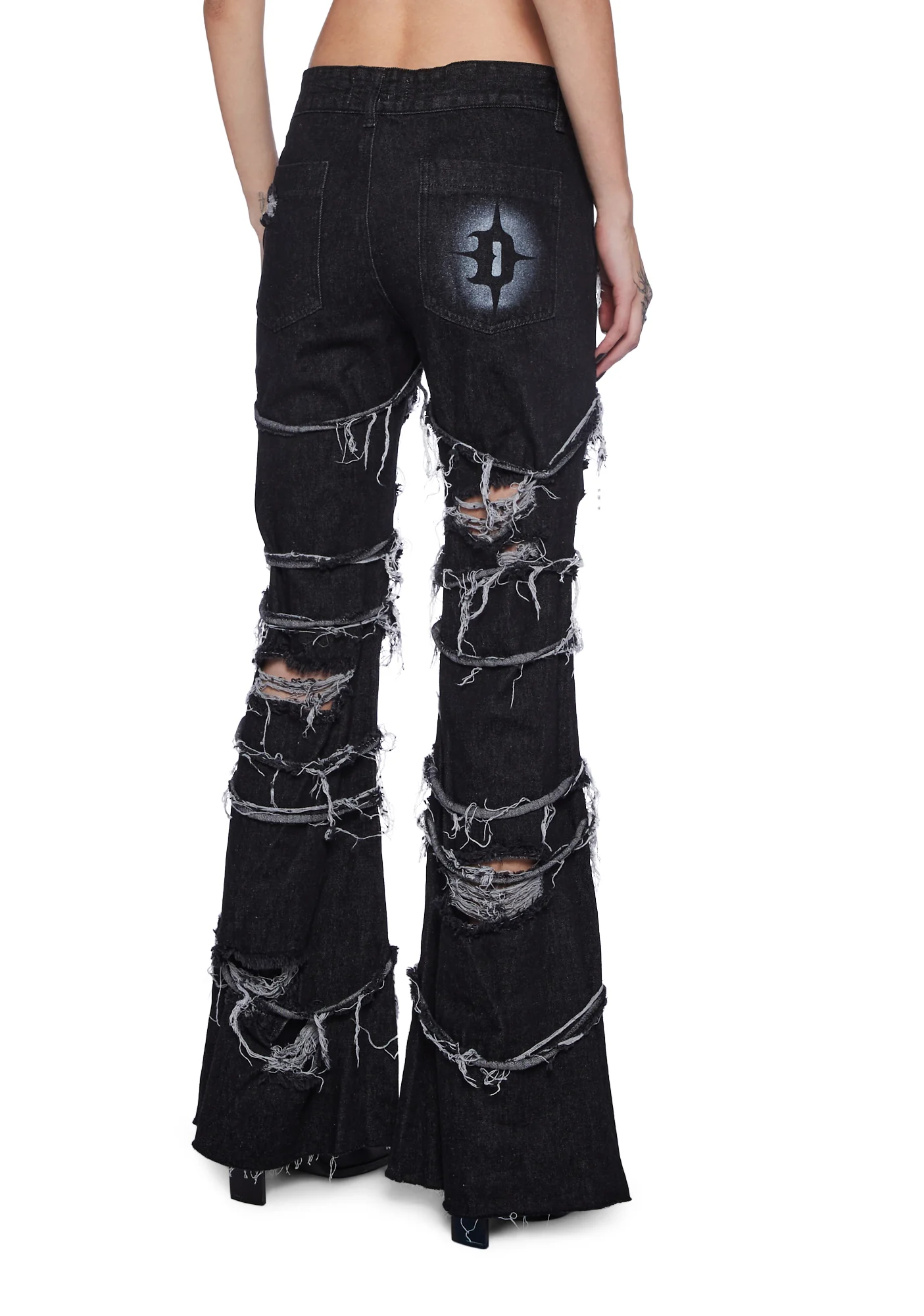 Fader Unisex Distressed Jeans - Image 4