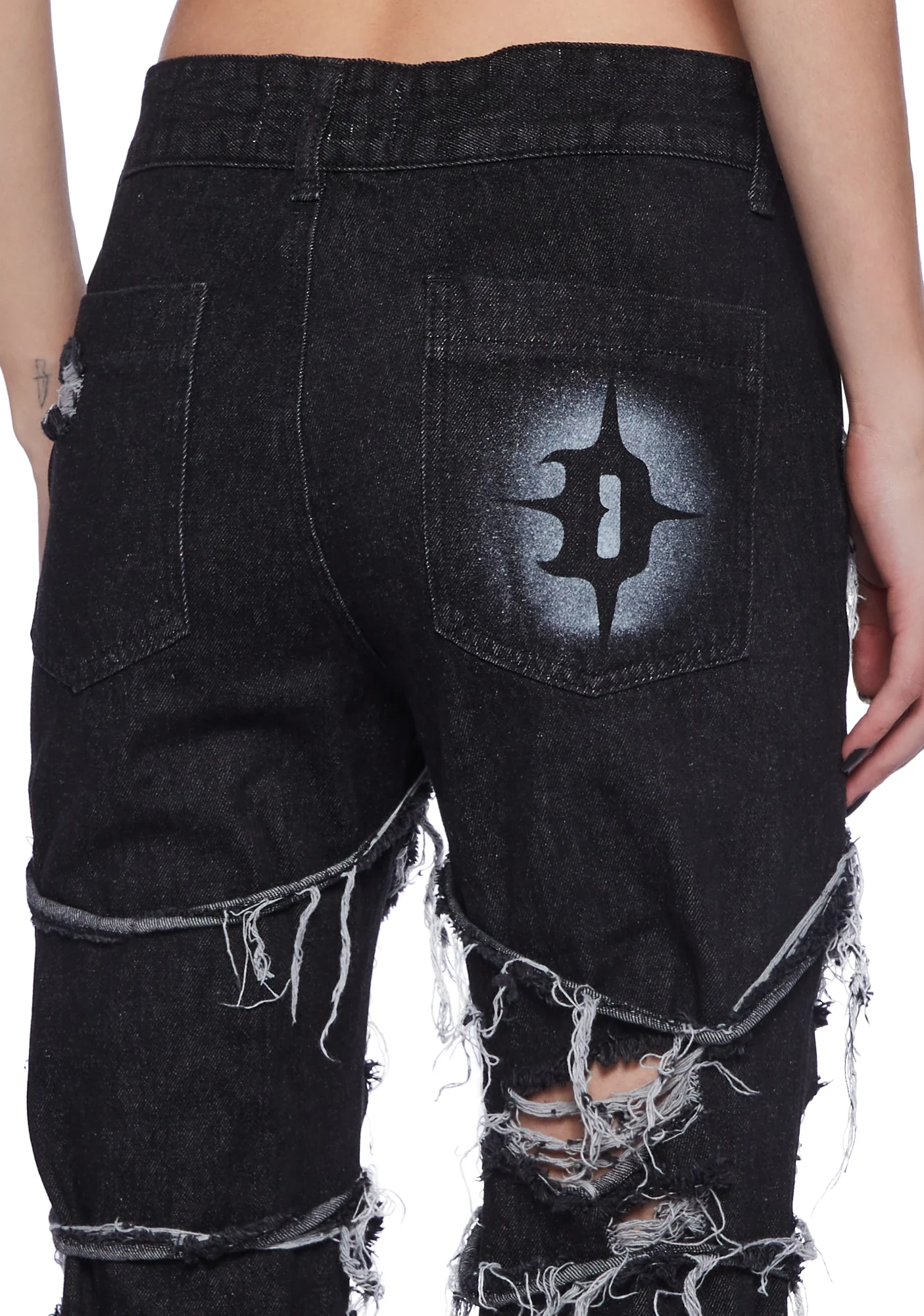 Fader Unisex Distressed Jeans - Image 5