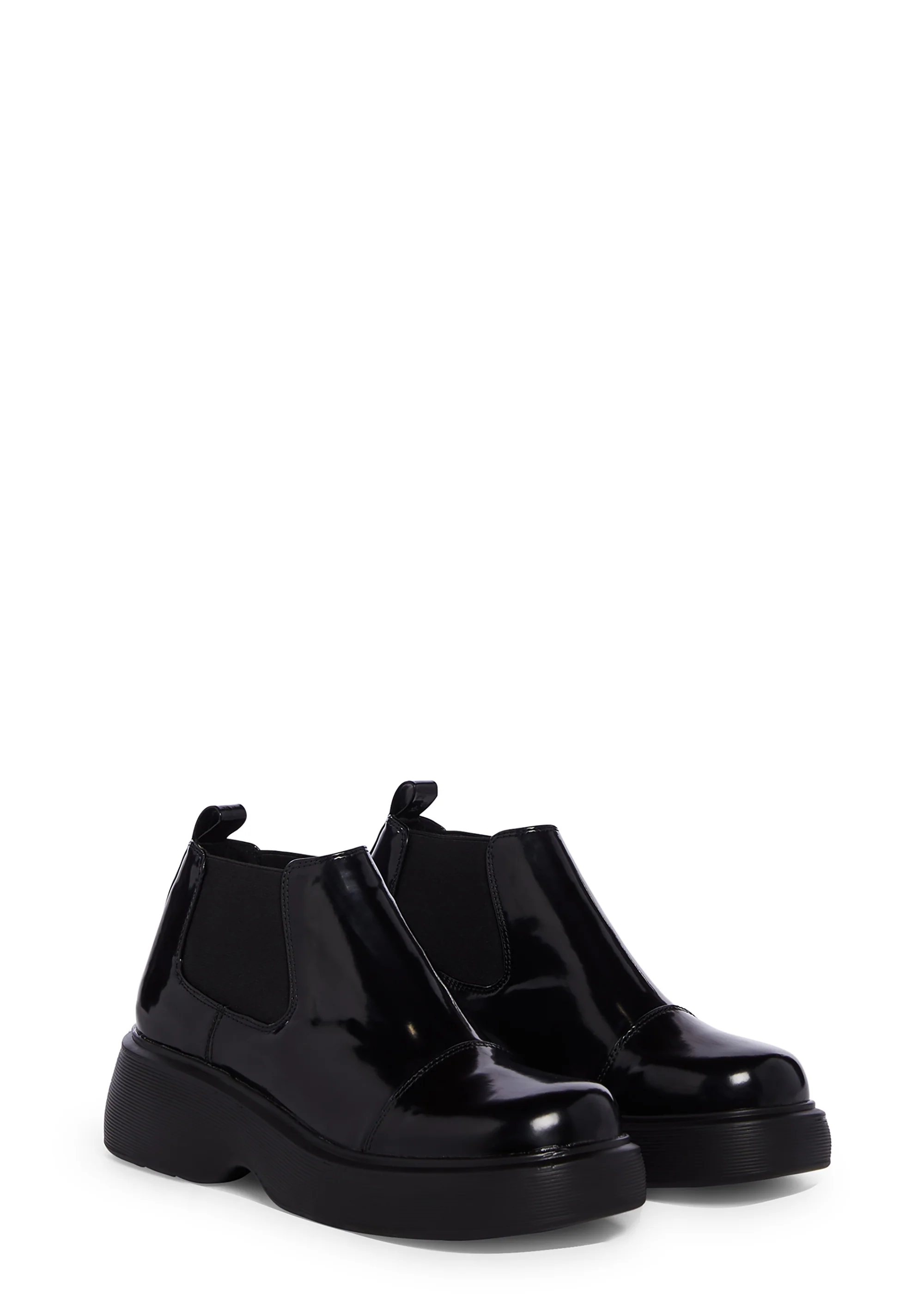 Fairfield Platform Ankle Boots - Black - Image 3