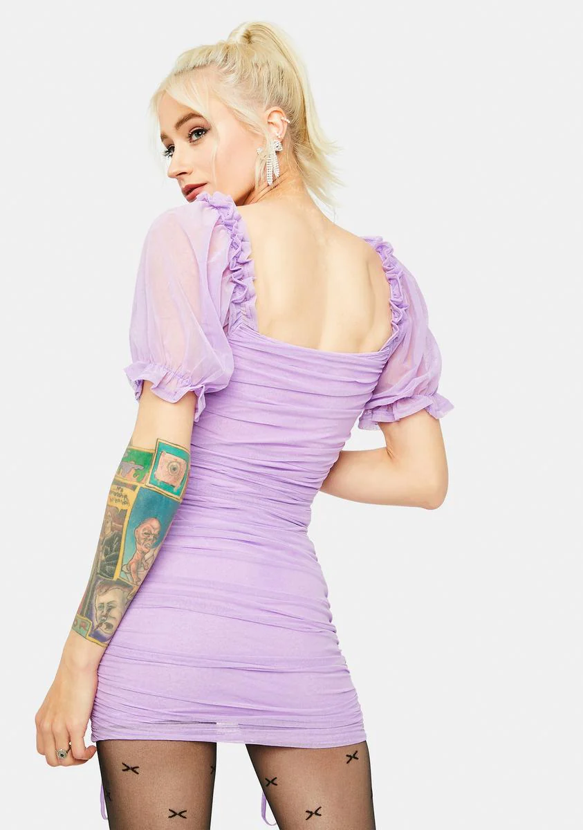 Fairy Becoming Bougie Puff Sleeve Mini Dress - Image 4