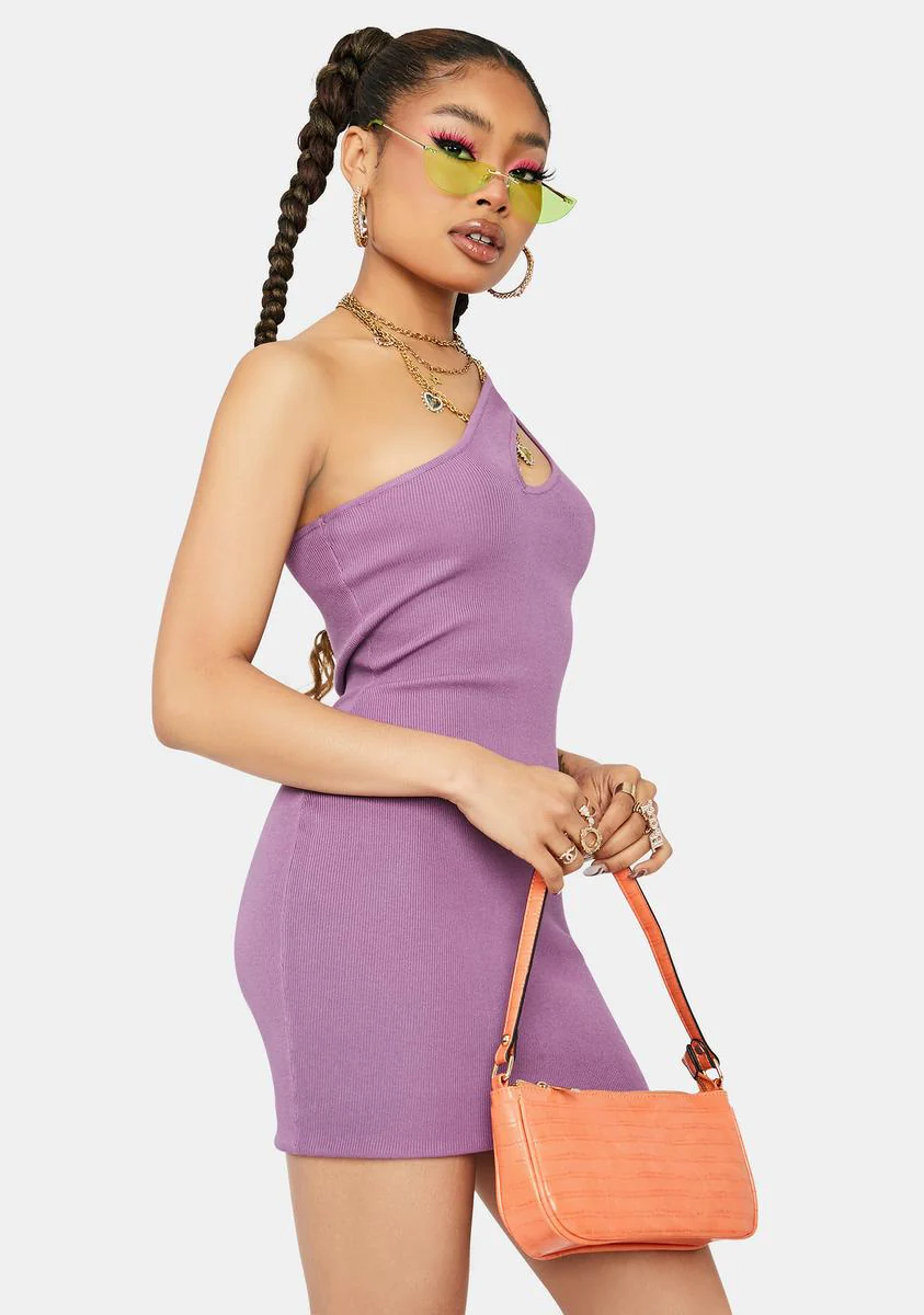 Fairy Fantastic One Shoulder Cutout Bodycon Dress - Image 2