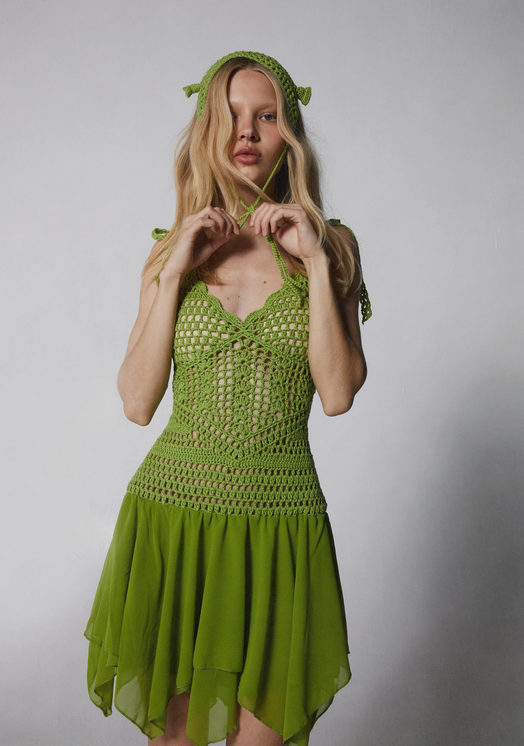Fairytale Misfit Crochet Dress Set - Image 8