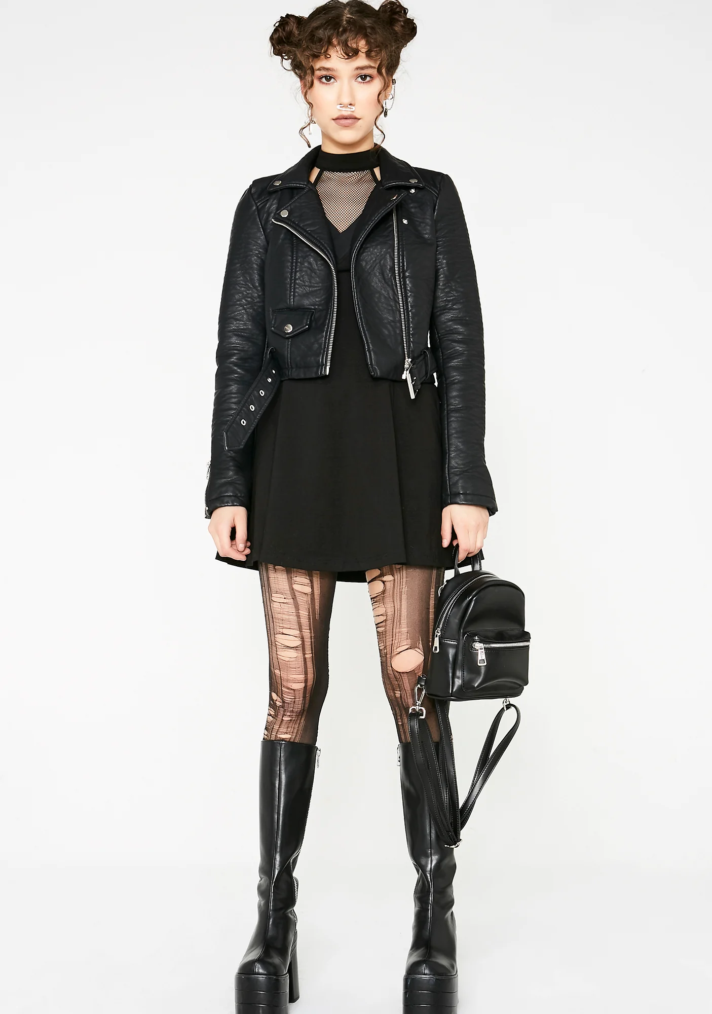 Fake Two Piece Dress - Image 2