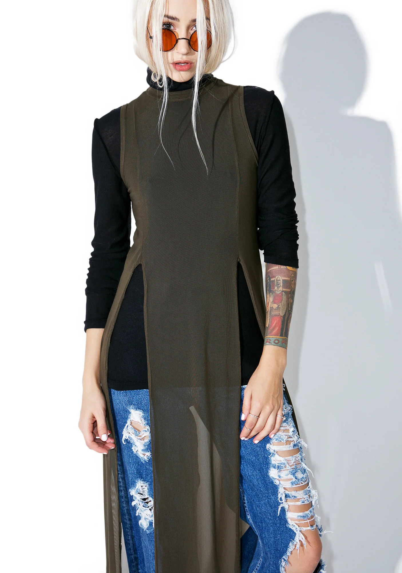 Fall Away Sheer Top - Image 2