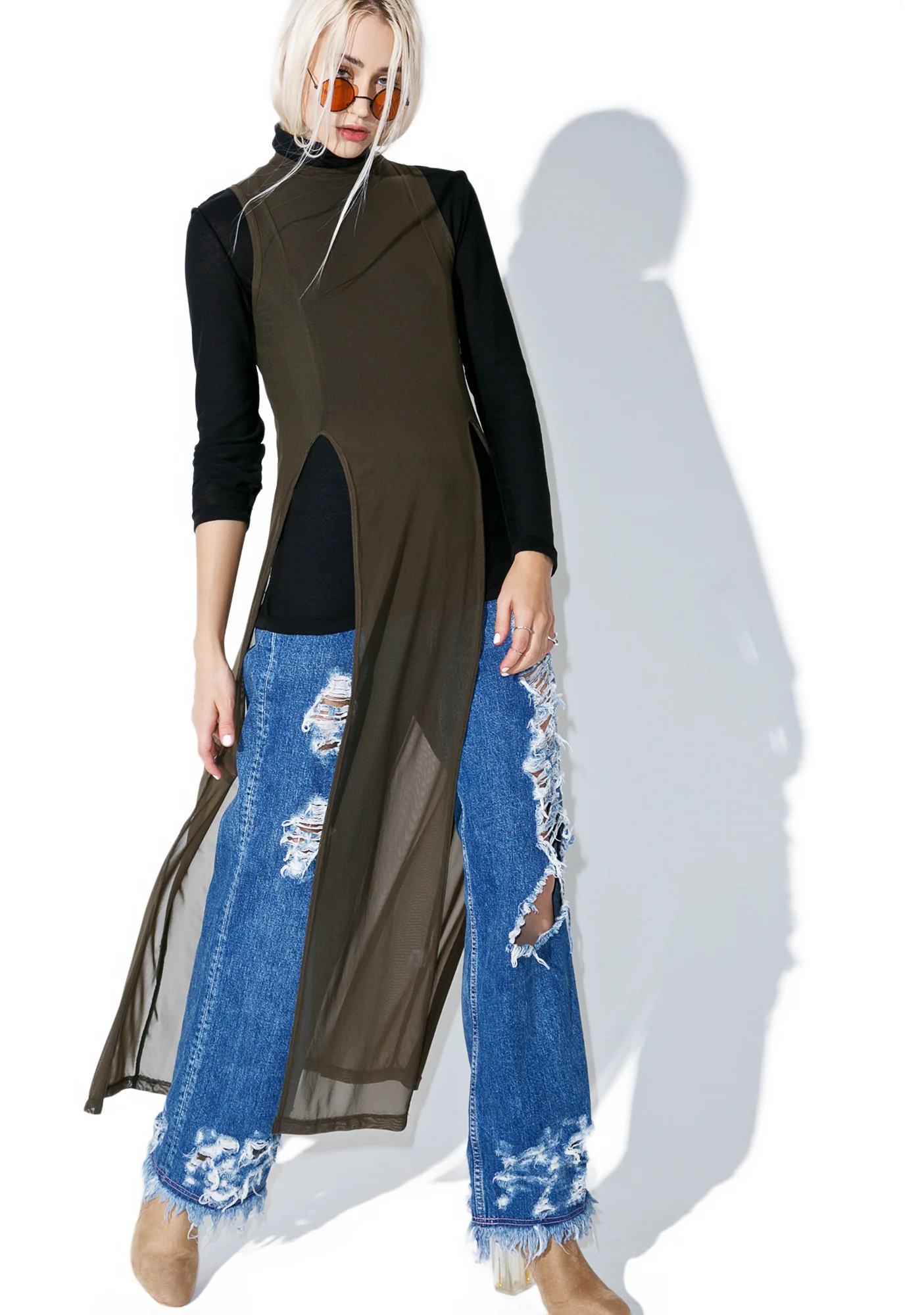 Fall Away Sheer Top - Image 3