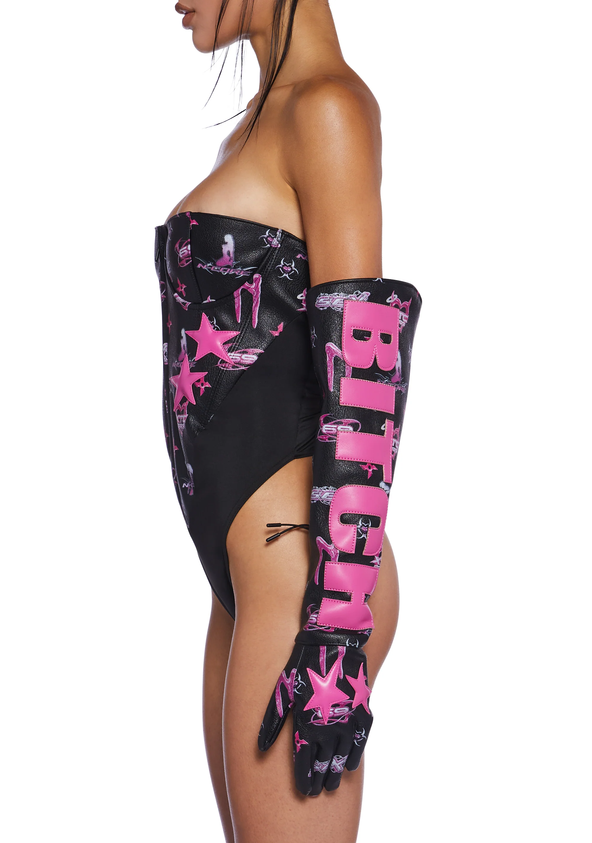 Fame Moto Gloves - Multi - Image 7