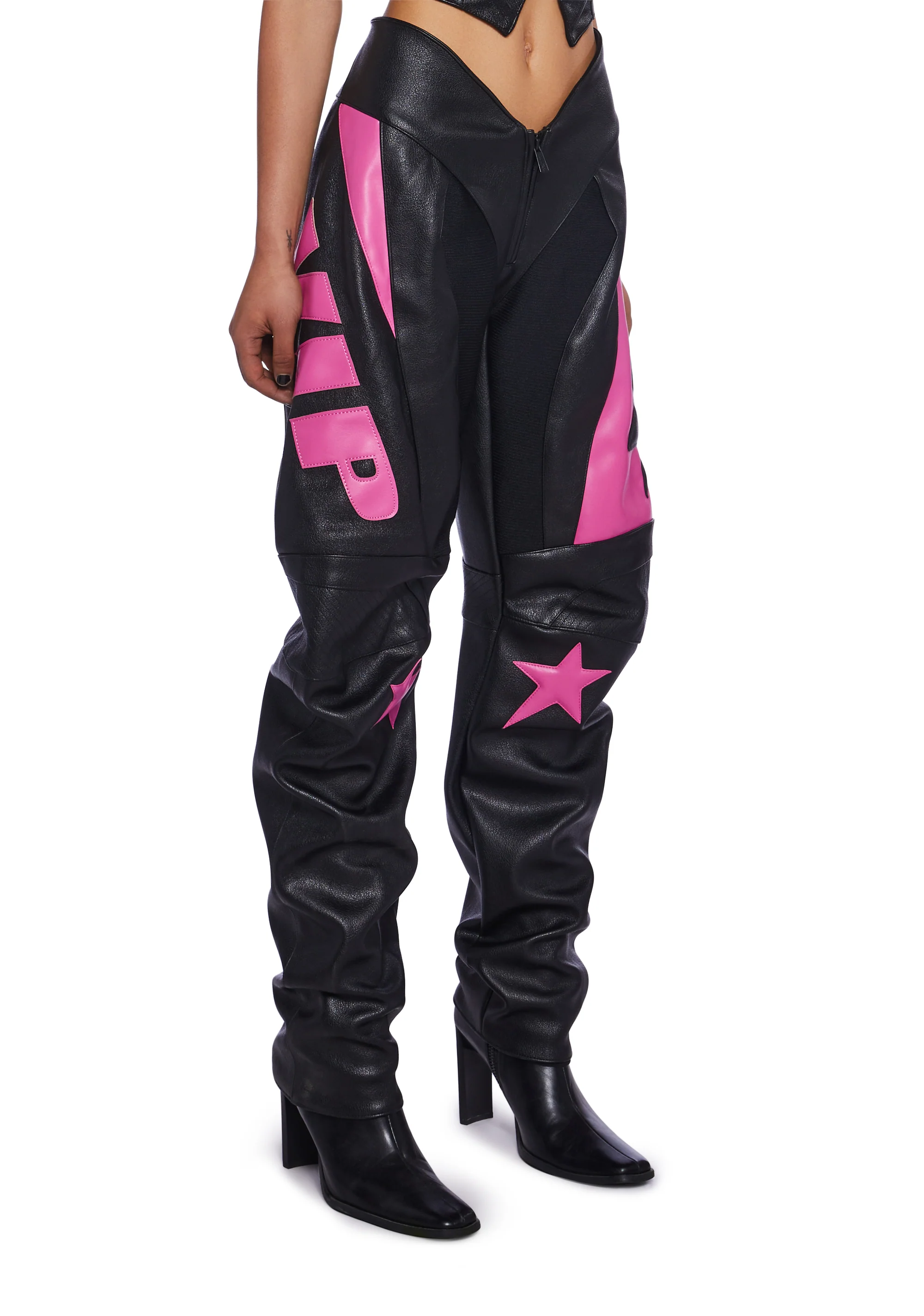Fame Moto Pants - Multi - Image 2