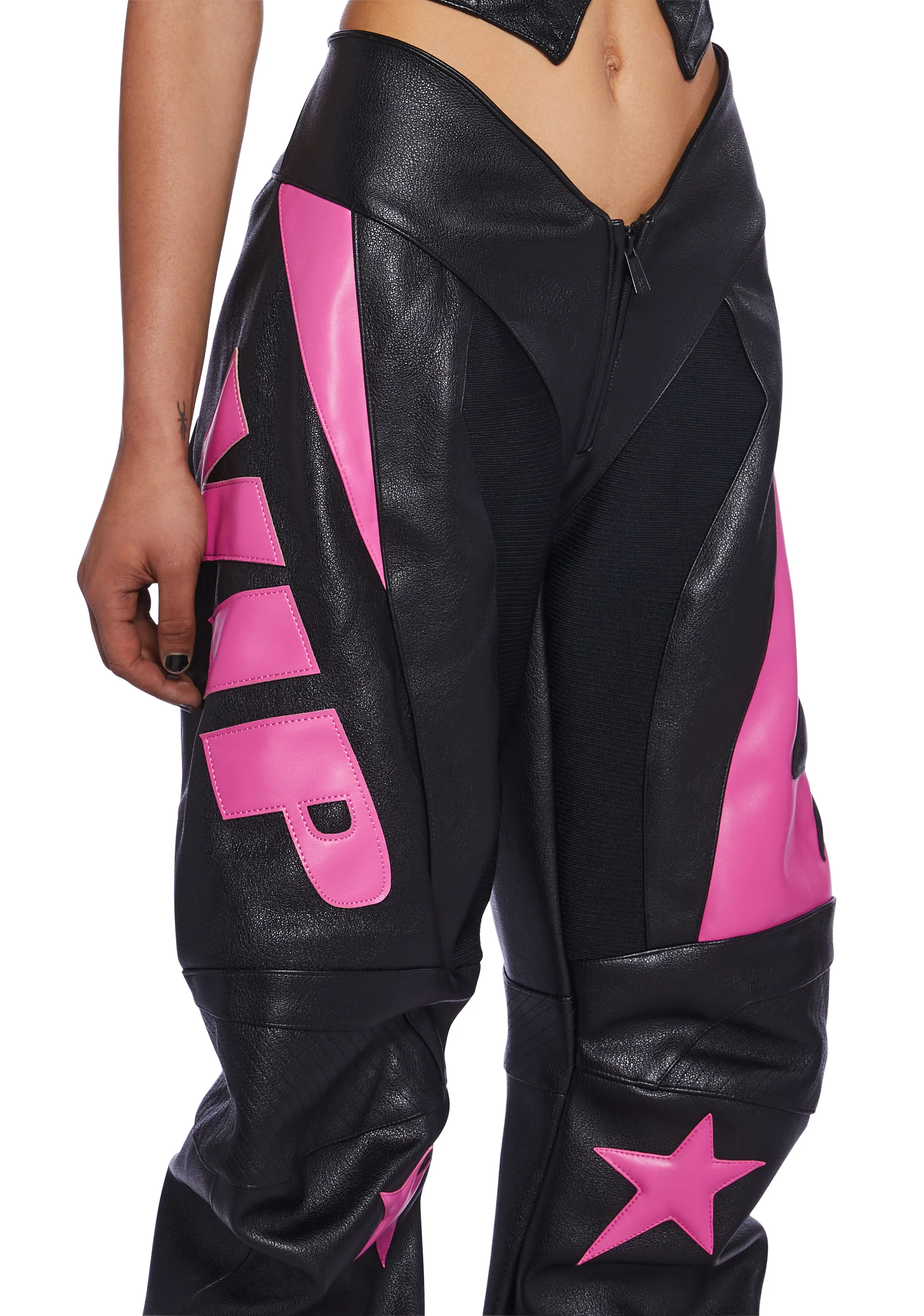 Fame Moto Pants - Multi - Image 4
