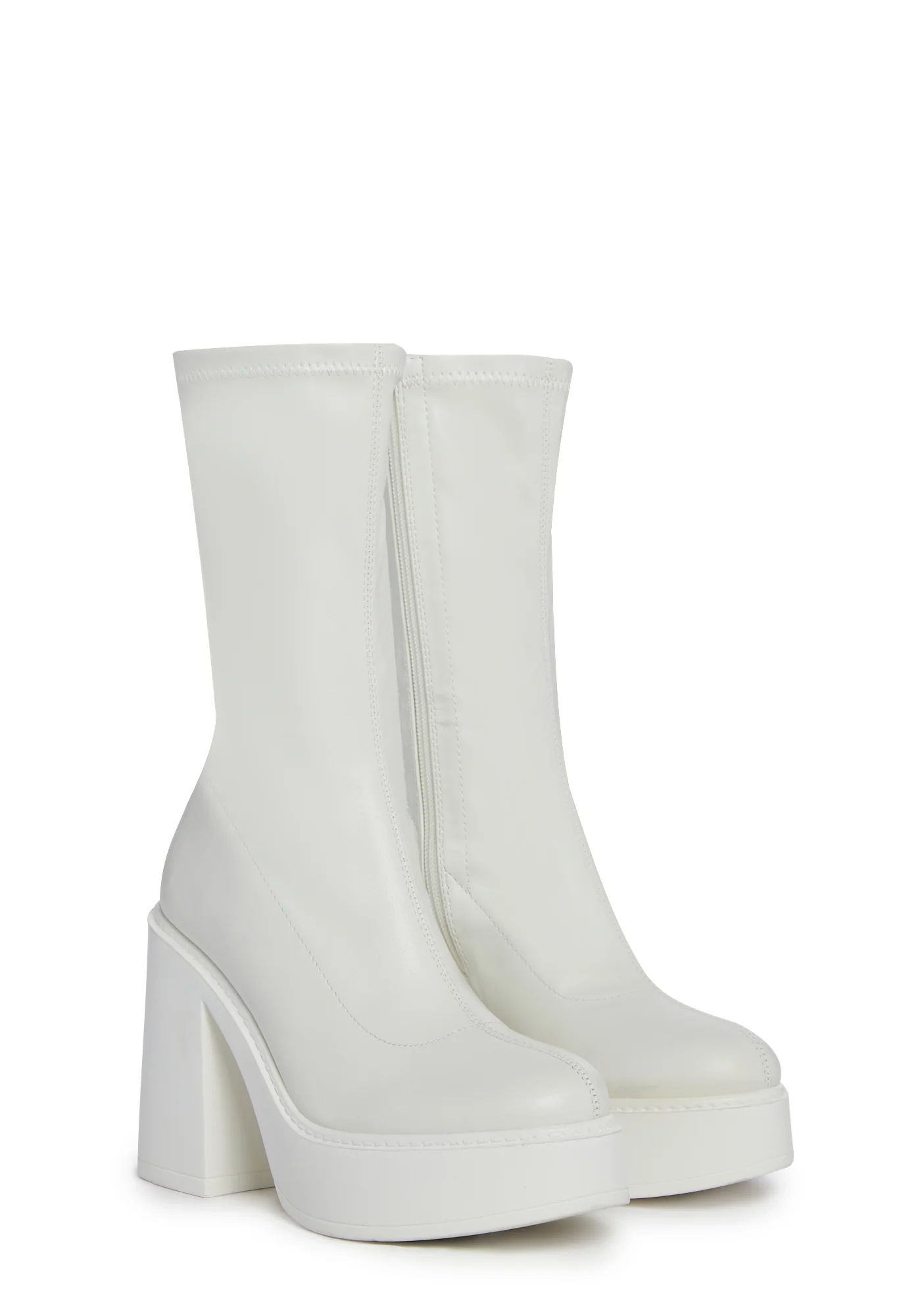 Famed Desire Ankle Boots - White - Image 3