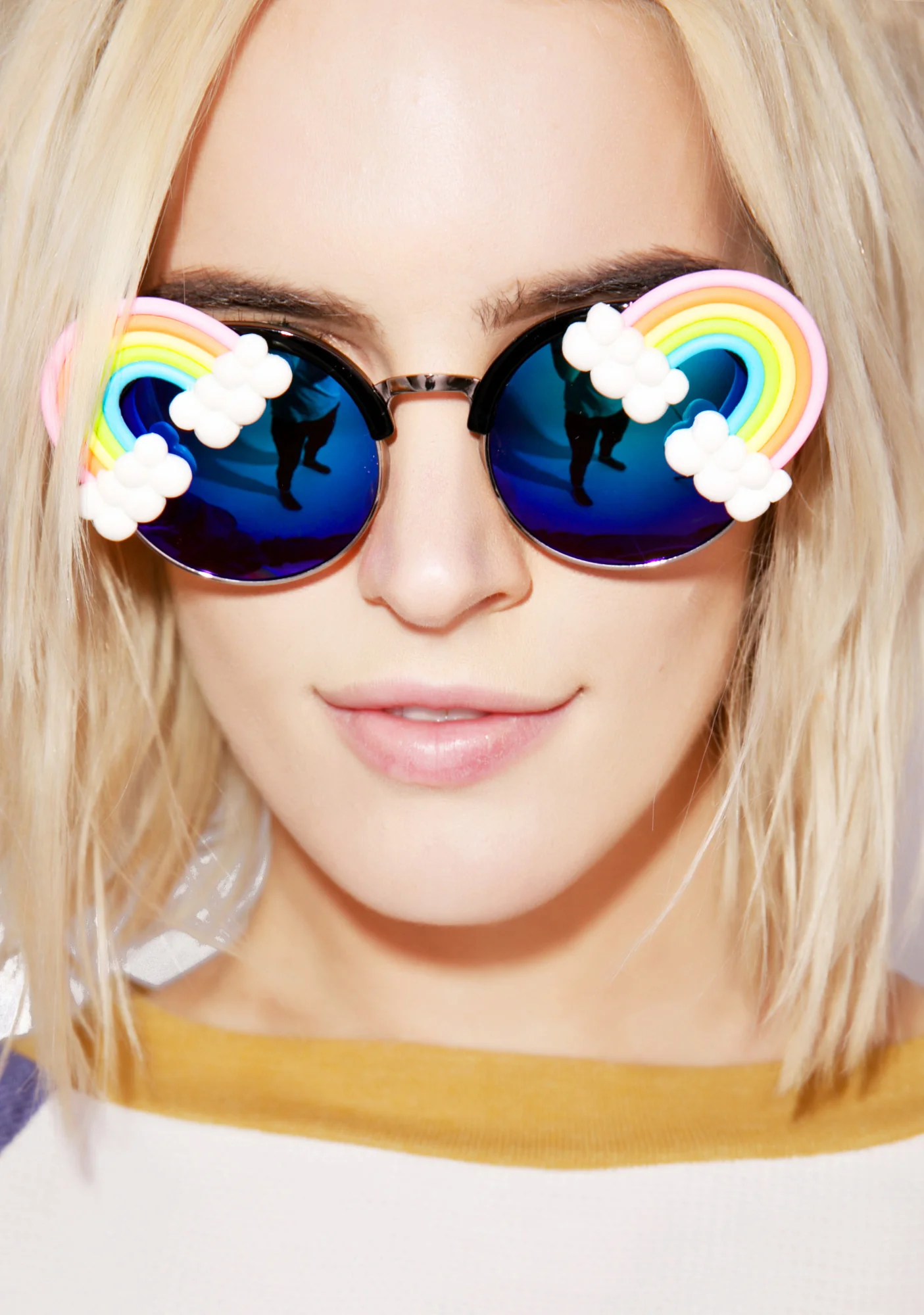 Fantasia Neon Rainbow Acid Sunglasses - Image 2