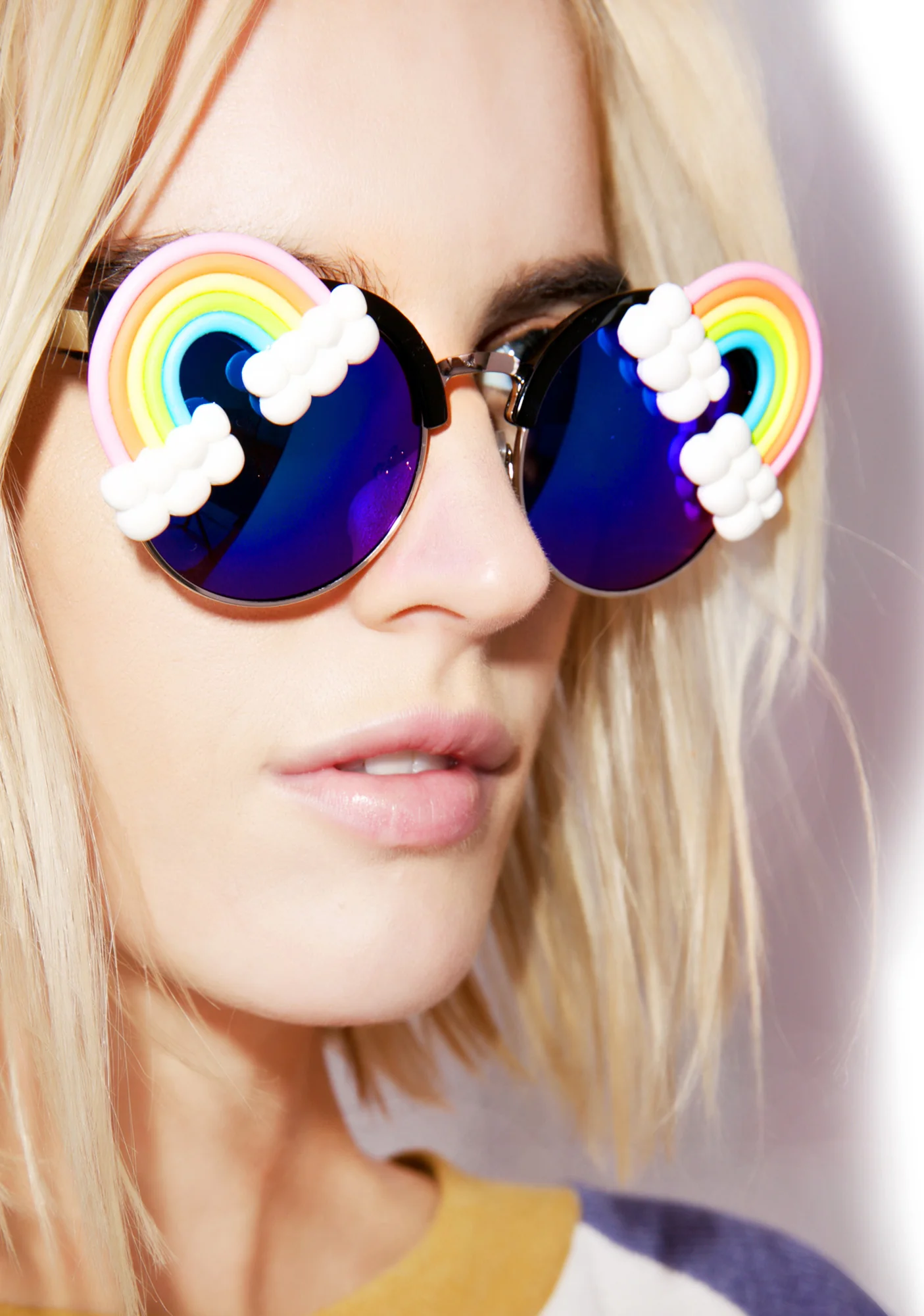 Fantasia Neon Rainbow Acid Sunglasses - Image 5