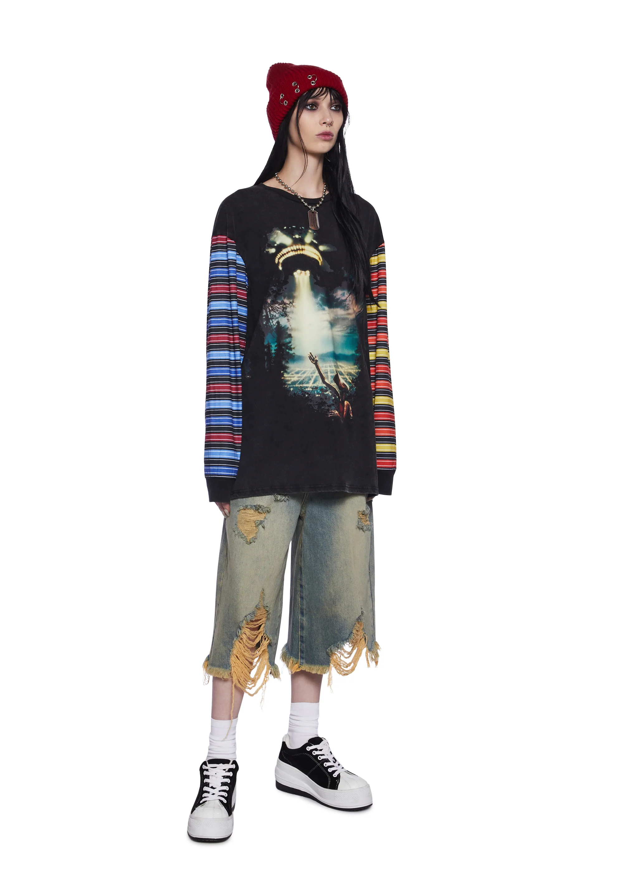 Far From Home Oversized Graphic Tee - Image 2