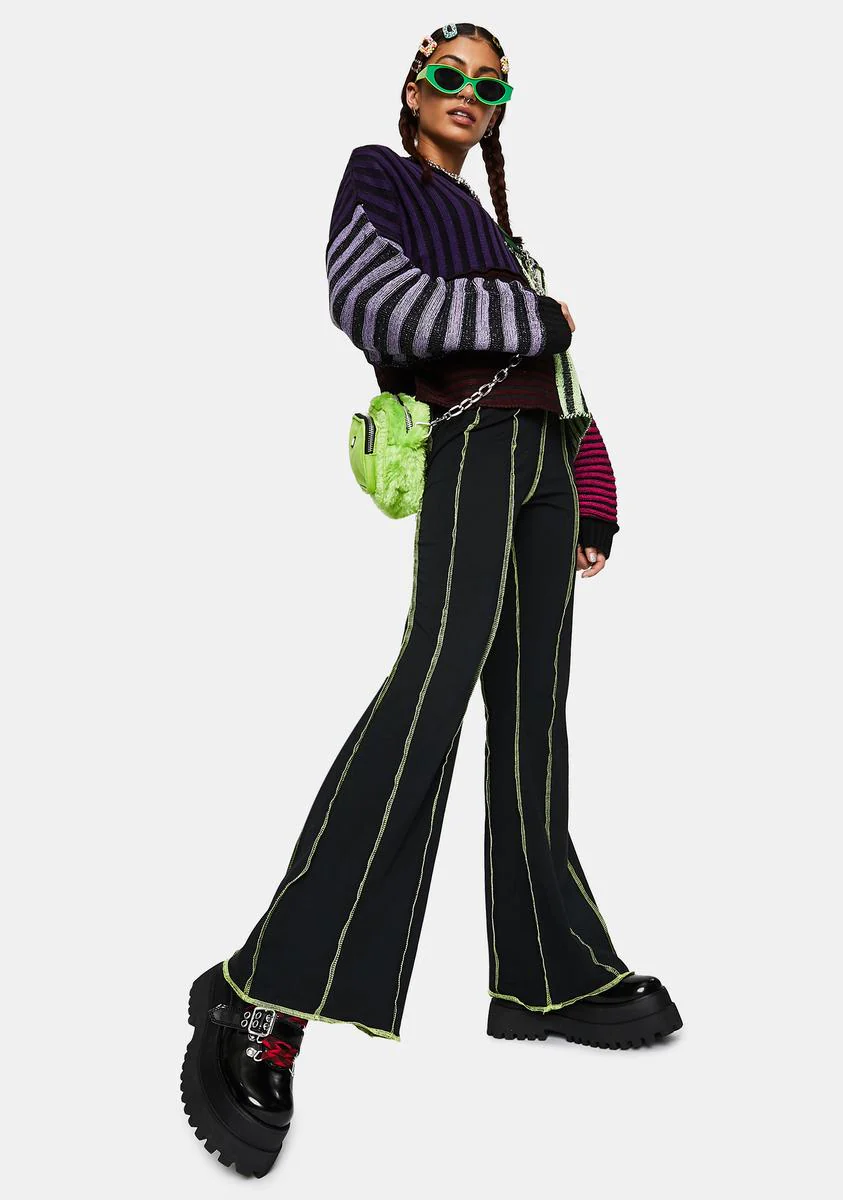 Far Out Paneled Flare Pants - Image 3