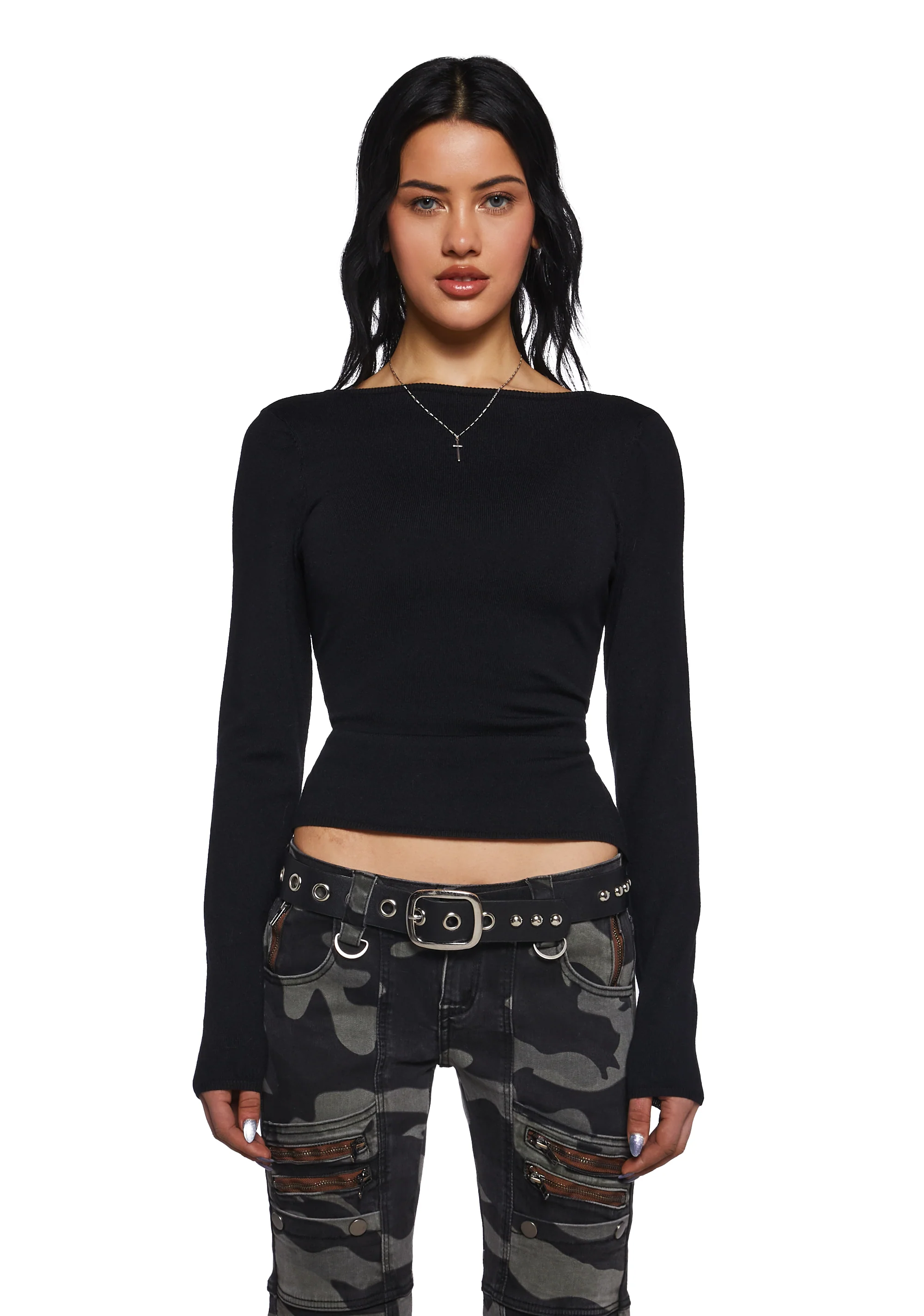 Fashion Statement Open Back Top - Image 4