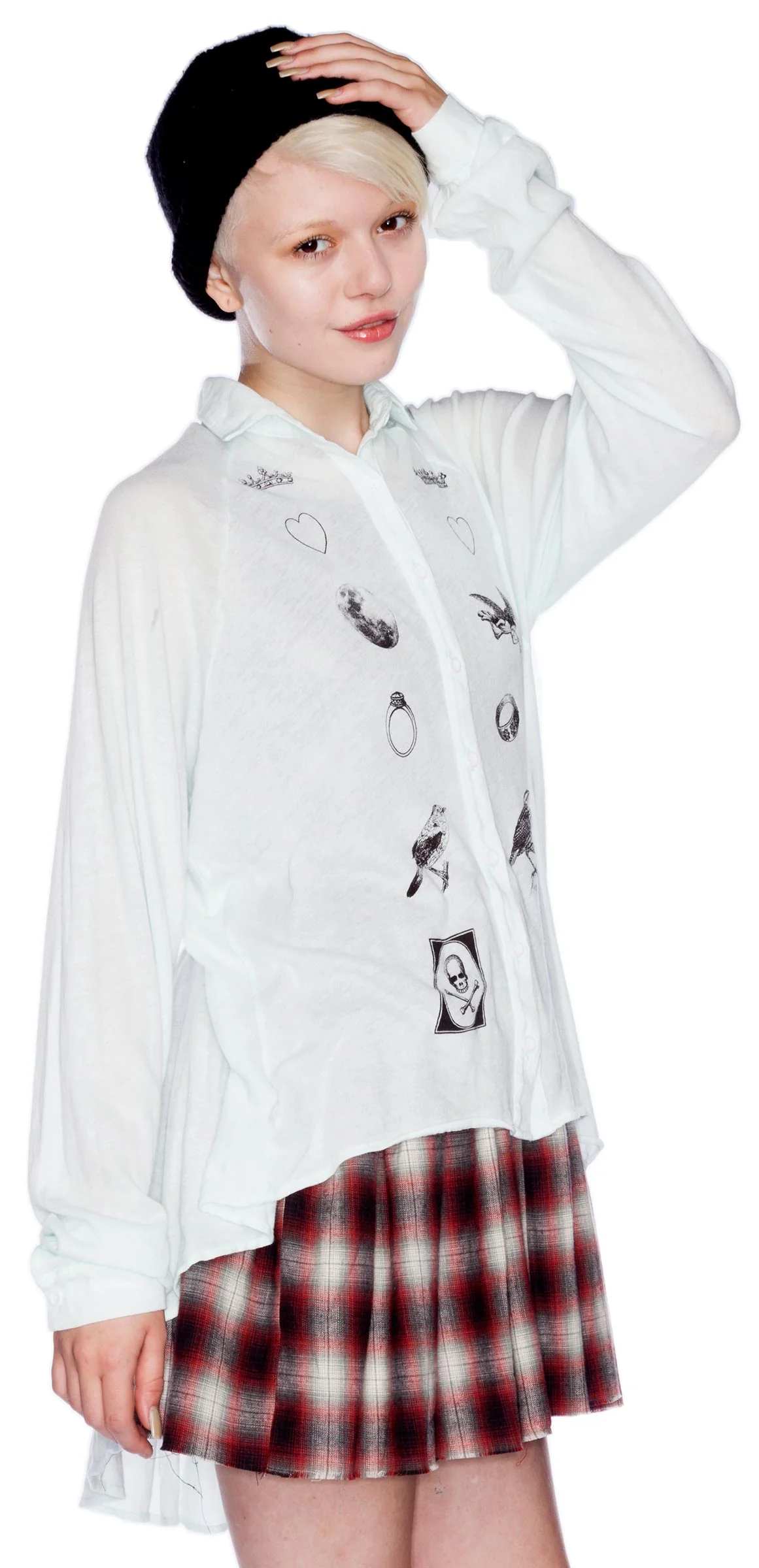Fate Sunday Button Down Shirt - White - Image 3