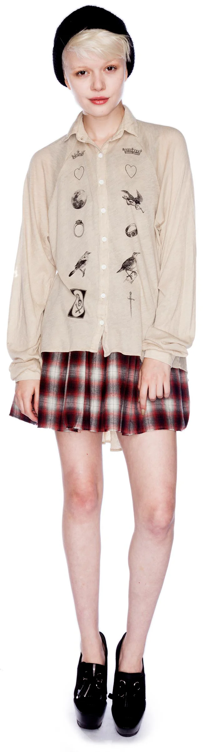 Fate Sunday Button Down Shirt - White - Image 4