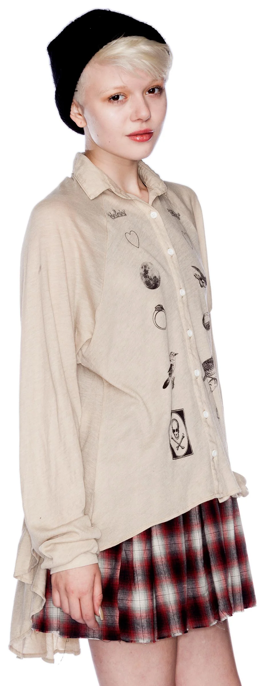 Fate Sunday Button Down Shirt - White - Image 5