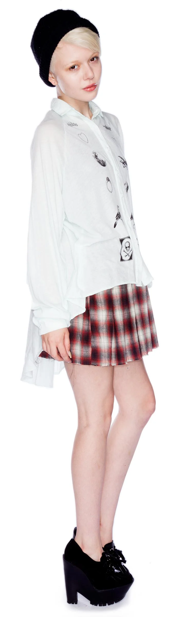 Fate Sunday Button Down Shirt - White - Image 7