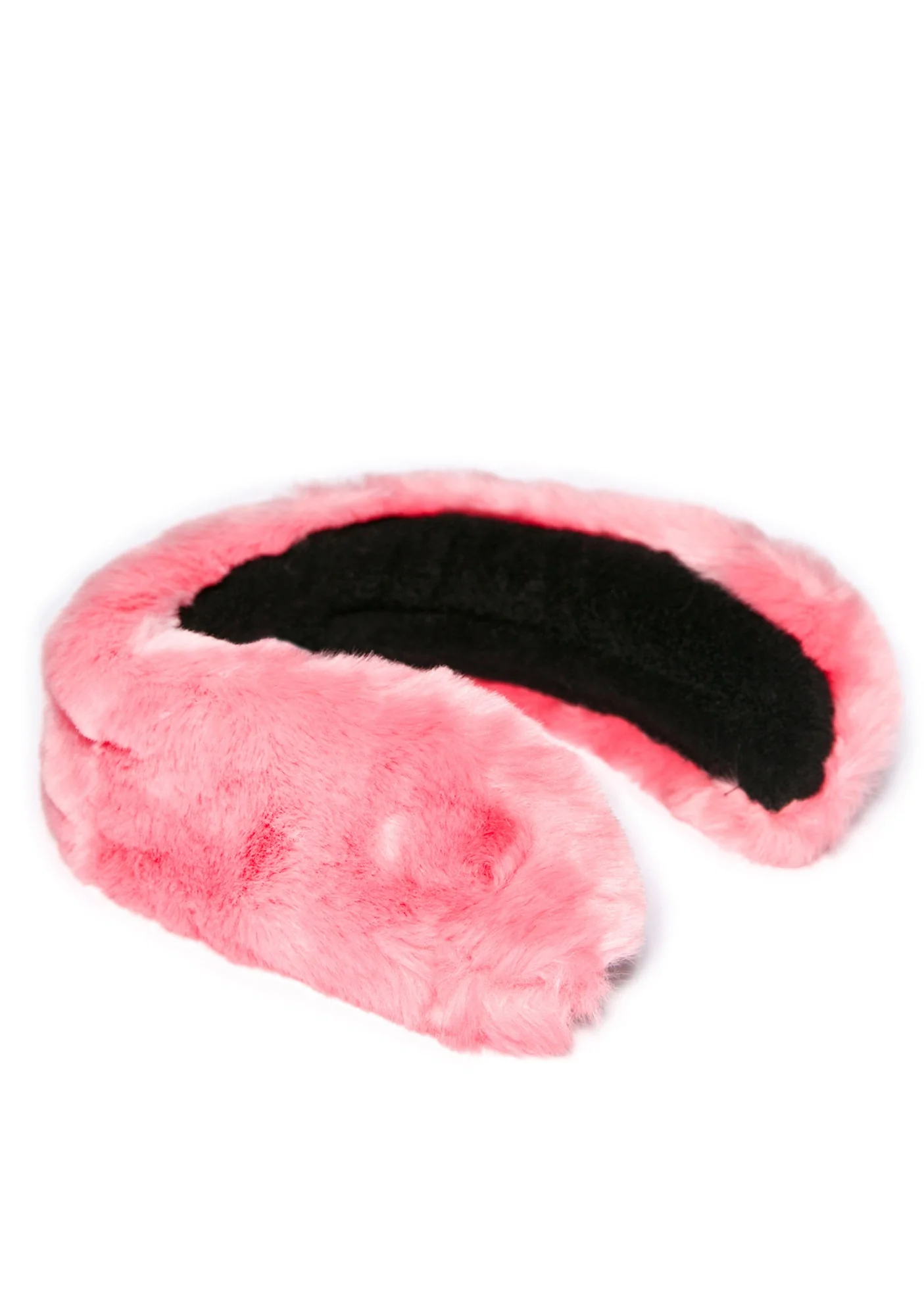 Faux Fur Ear Warmer - Light Blue - Image 12