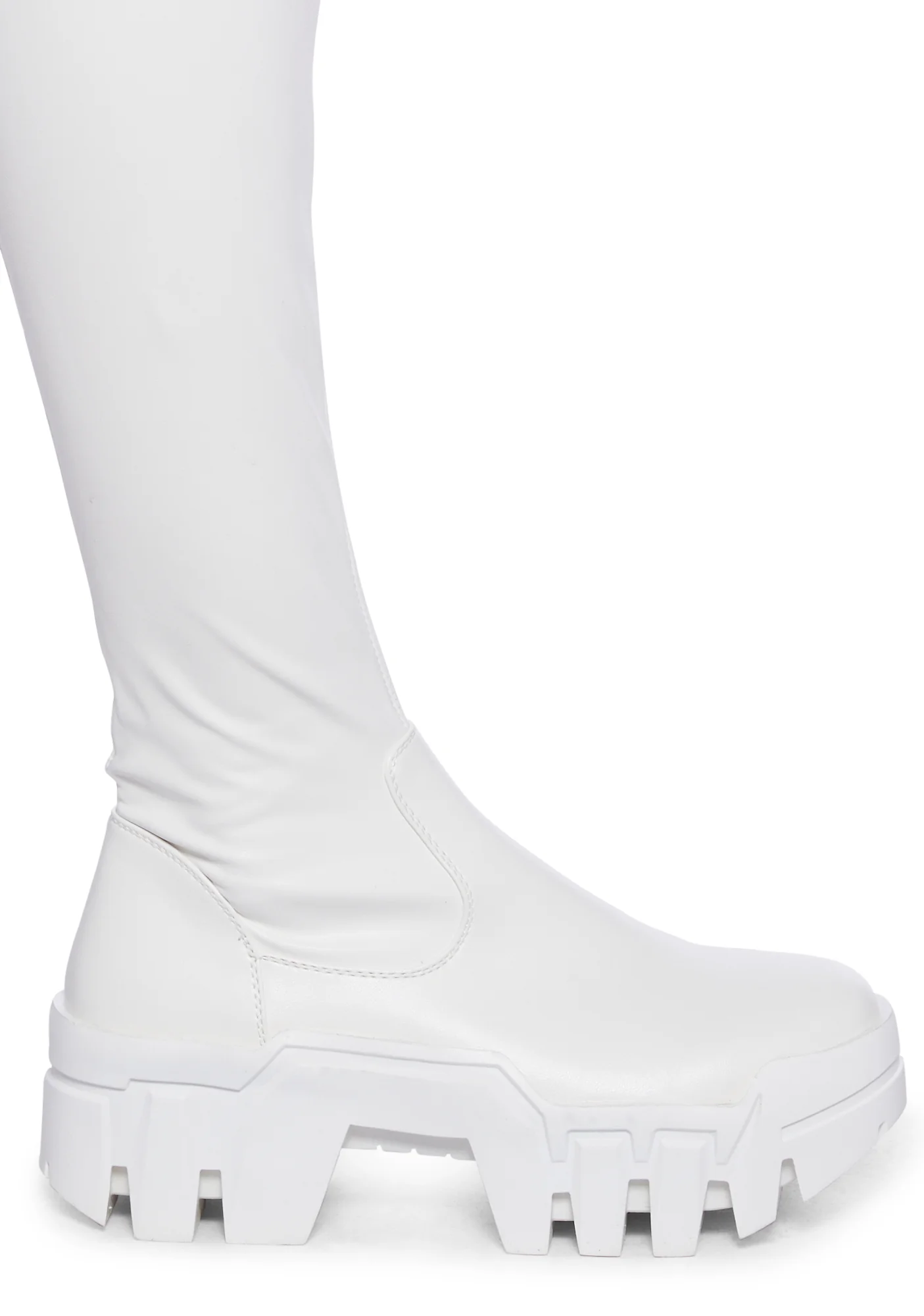 Favored Knee High Boots - White - Image 2