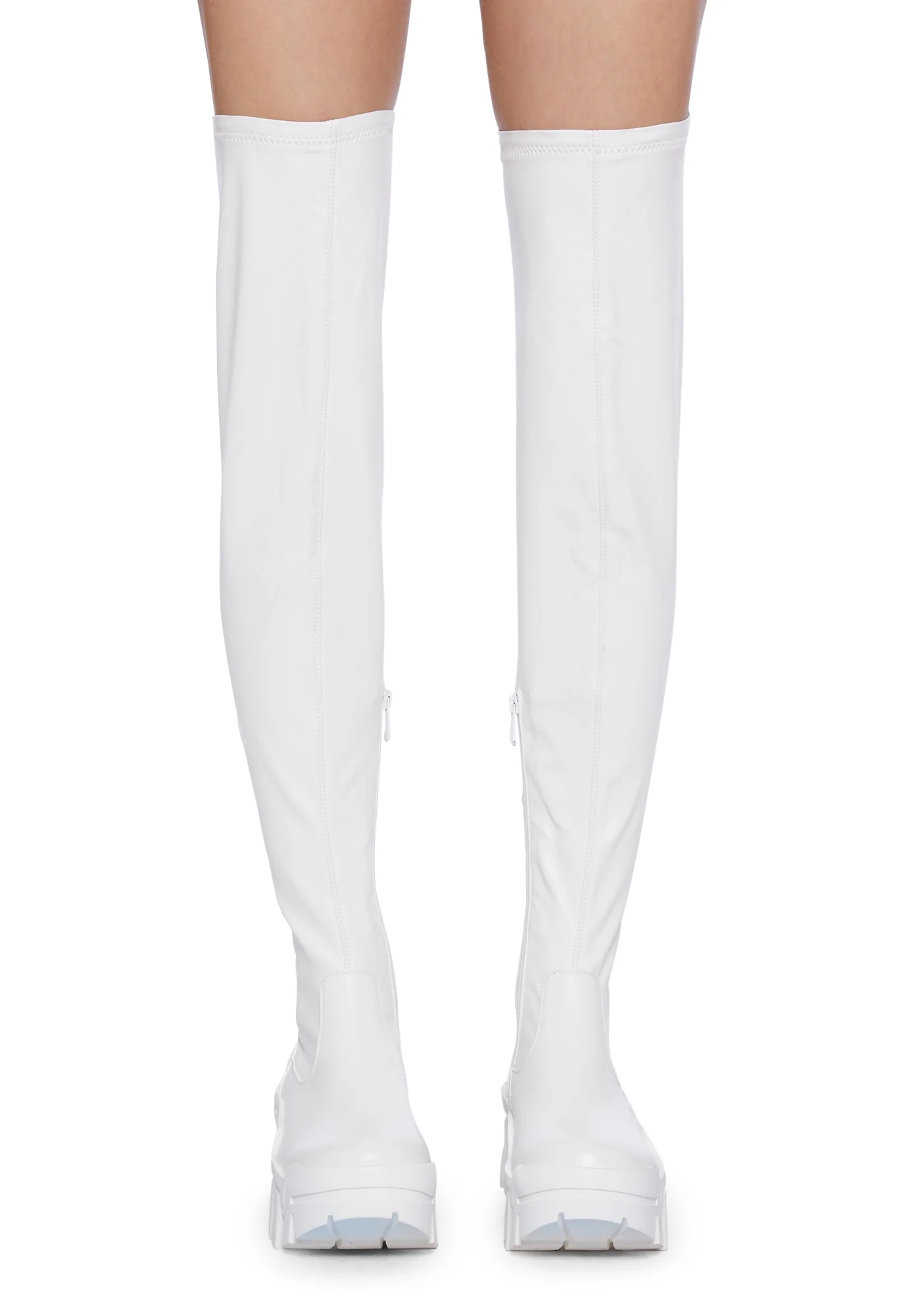 Favored Knee High Boots - White - Image 3