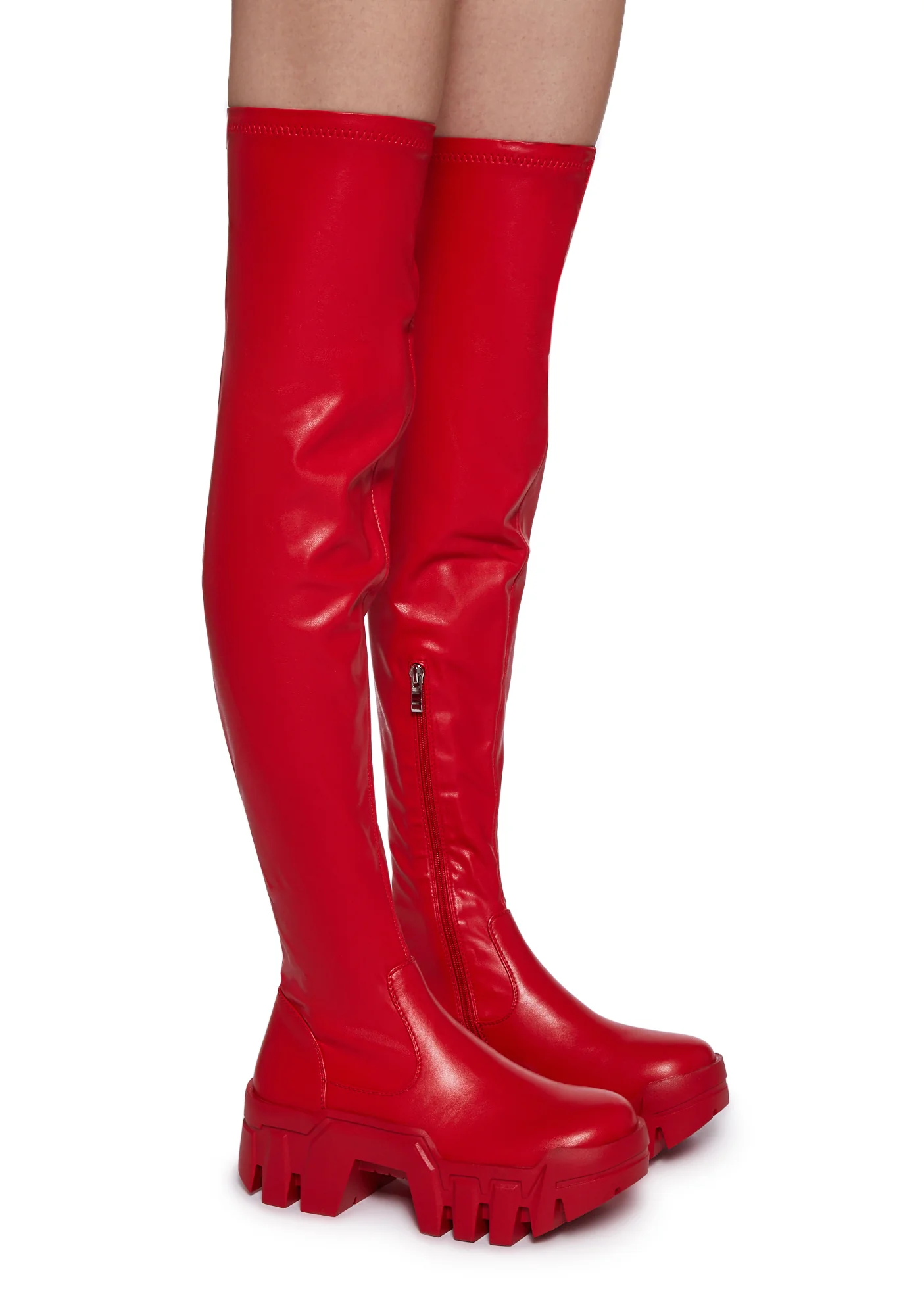 Favorite Knee High Boots- Red - Image 3