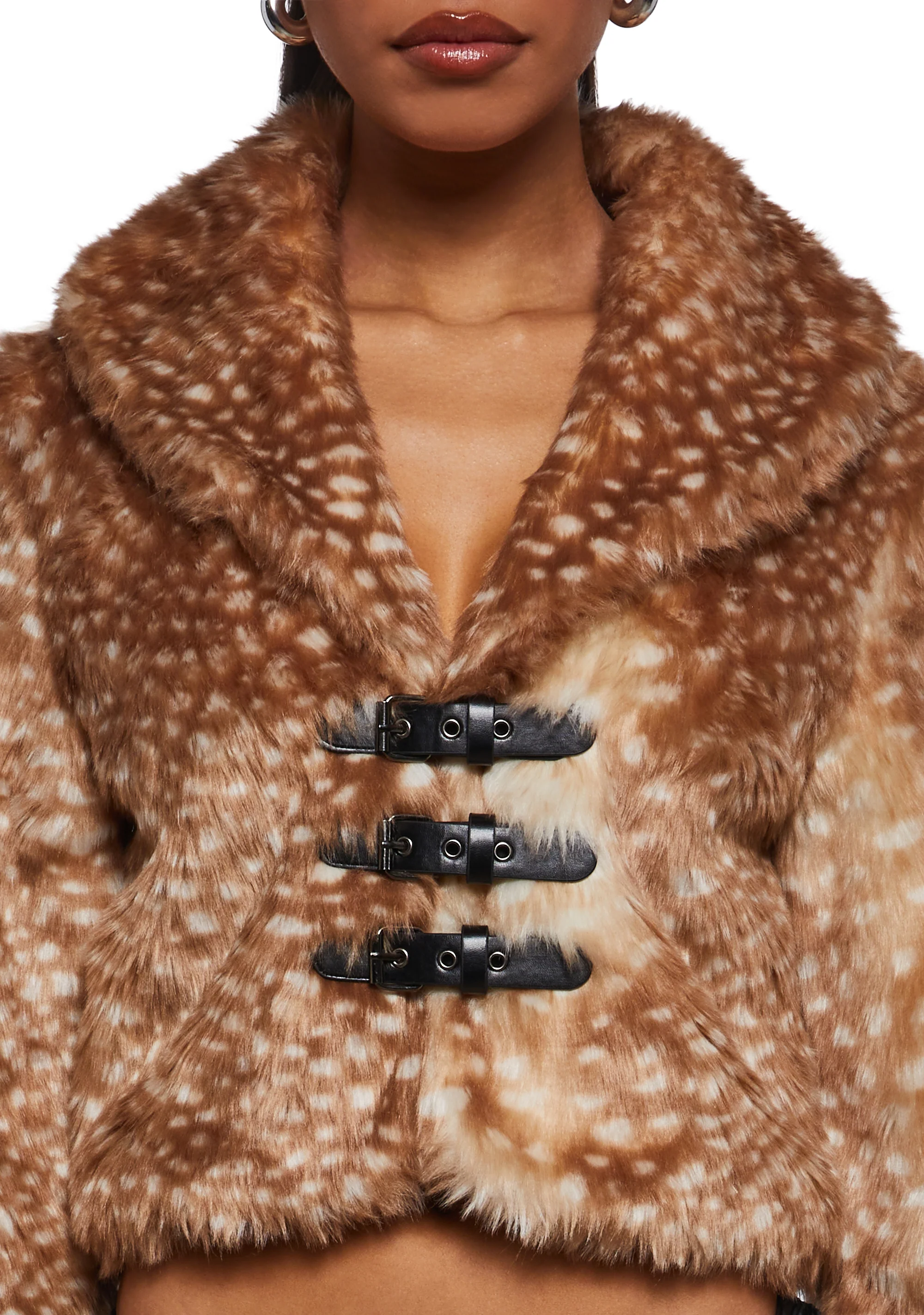Fawn Over Me Faux Fur Jacket - Image 5