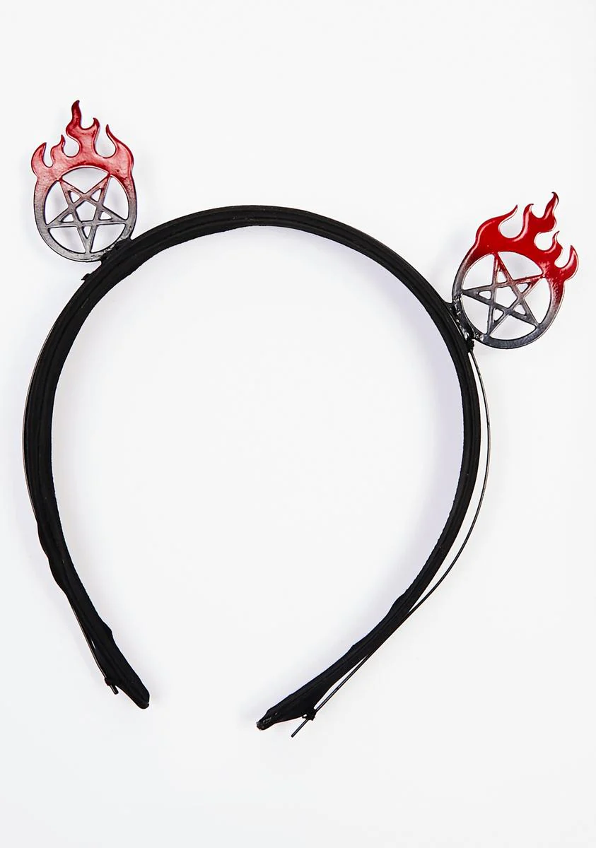 Feed The Beast Pentagram Headband - Image 2