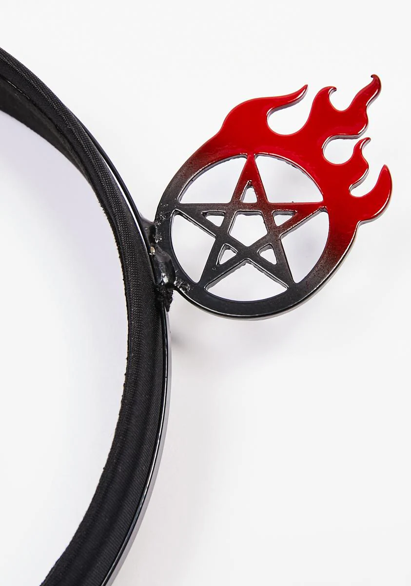 Feed The Beast Pentagram Headband - Image 3