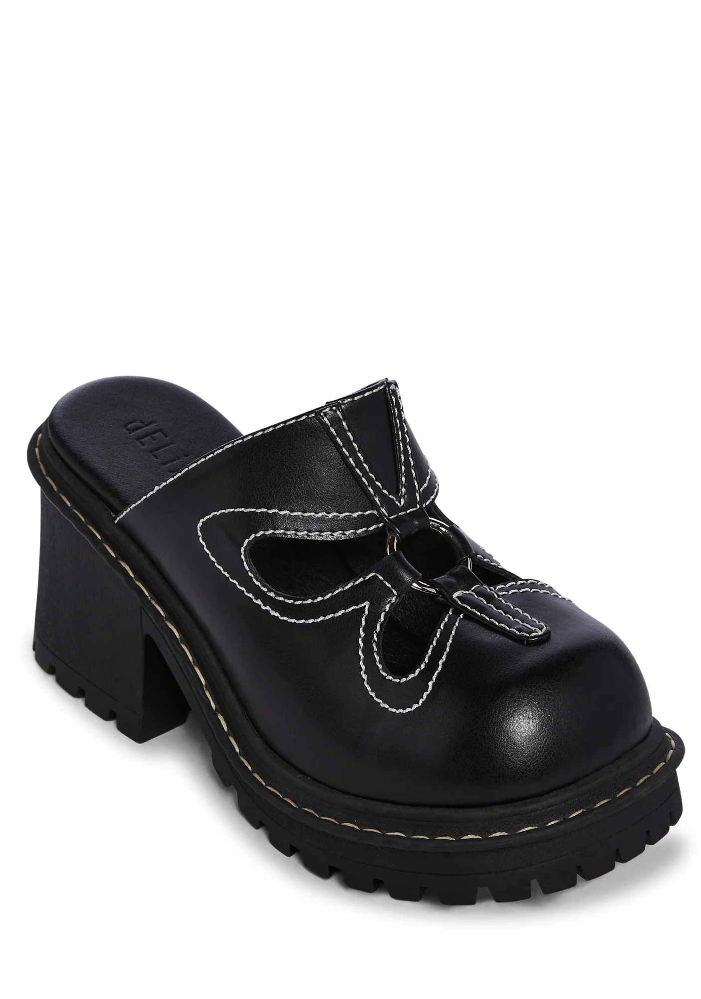 Feeling Good Platform Mules- Black - Image 2