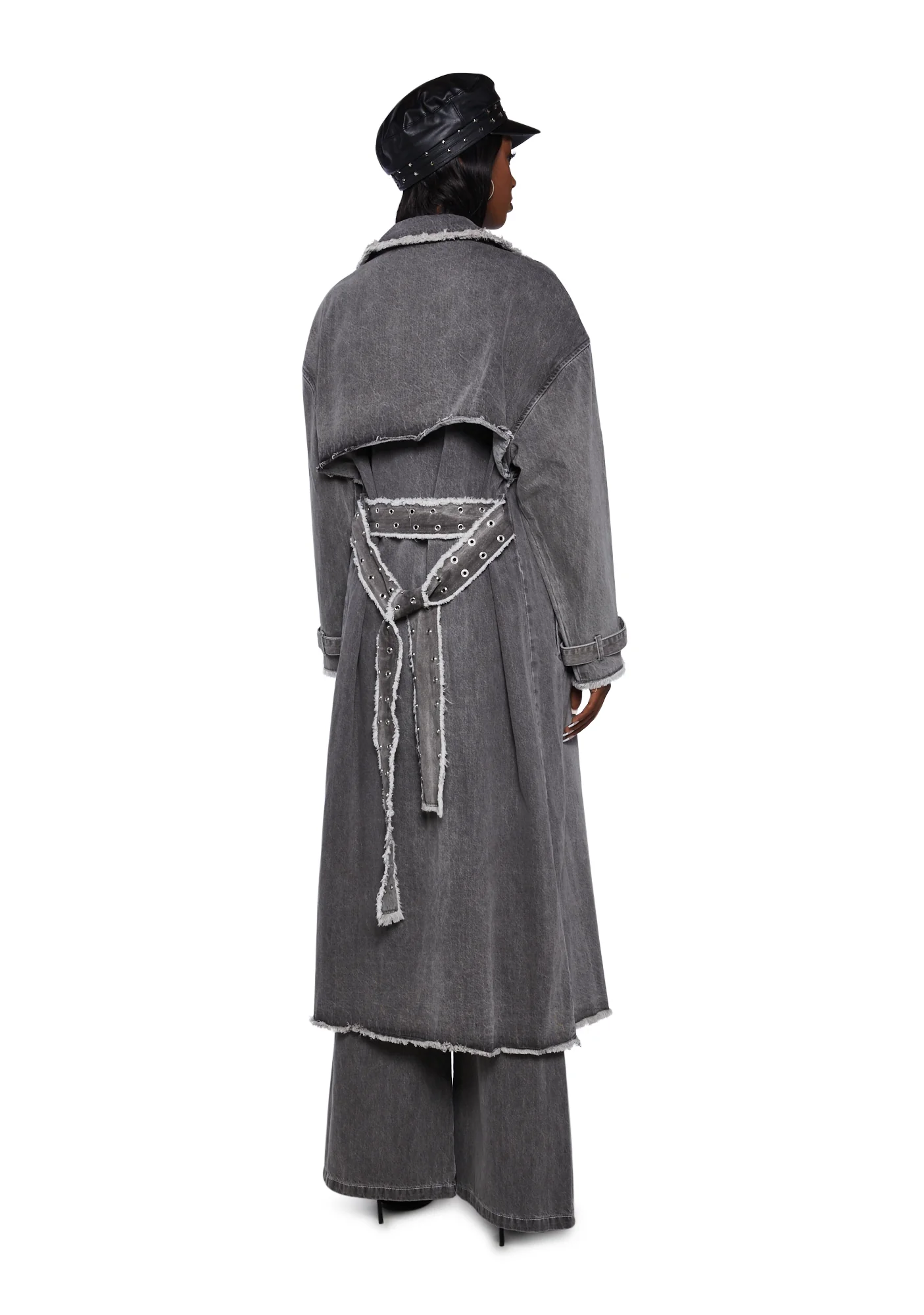 Femme Oversized Trench Coat - Image 4