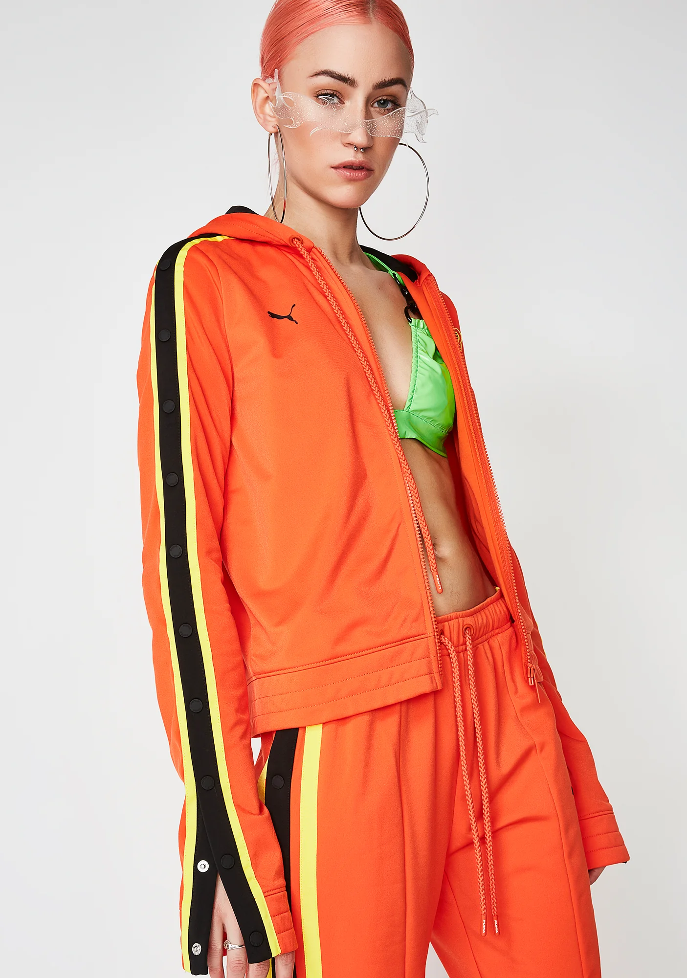 FENTY PUMA By Rihanna Fitted Tearaway Track Jacket - Image 4