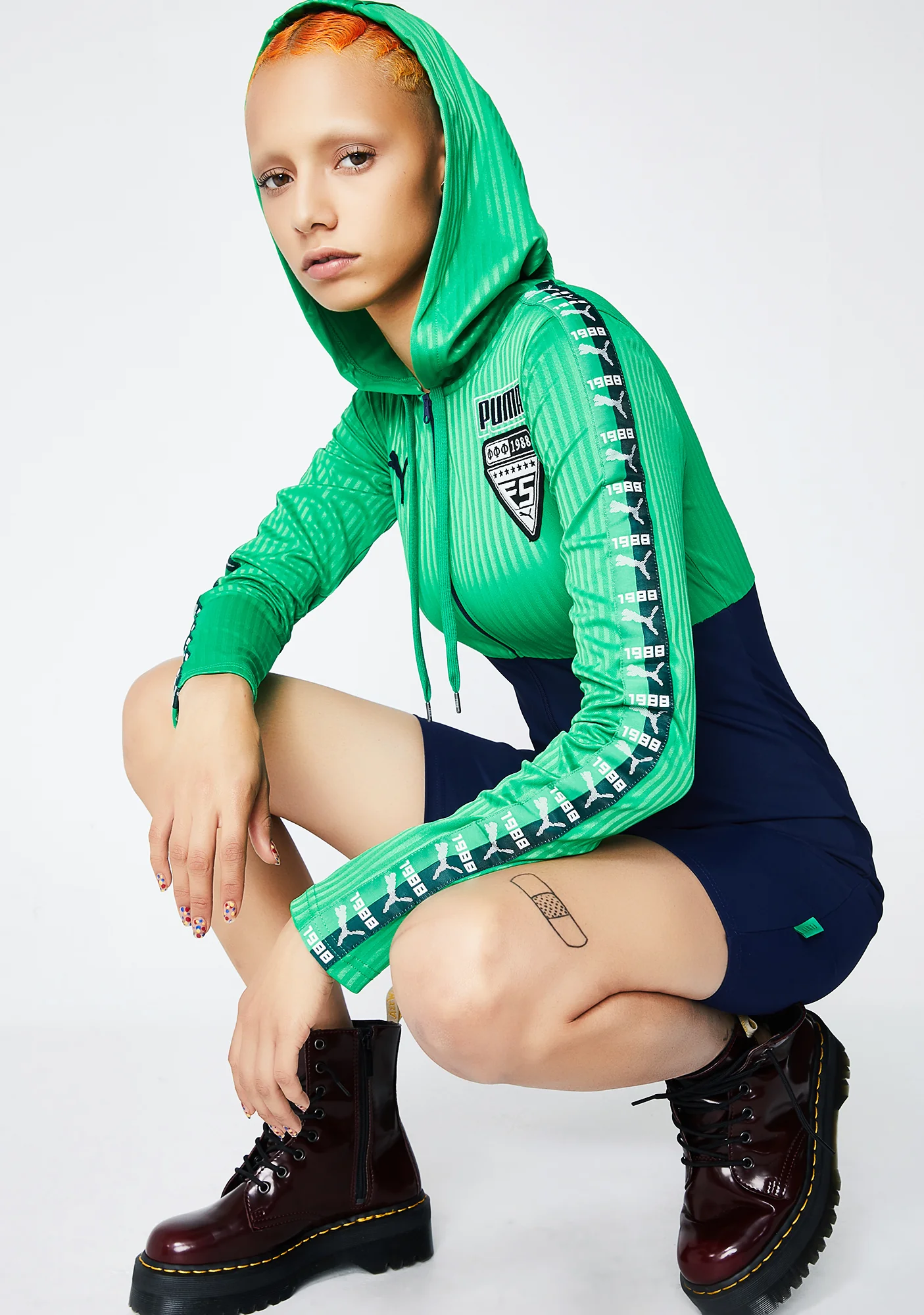 FENTY PUMA By Rihanna Hooded Zip Front Leotard - Image 2