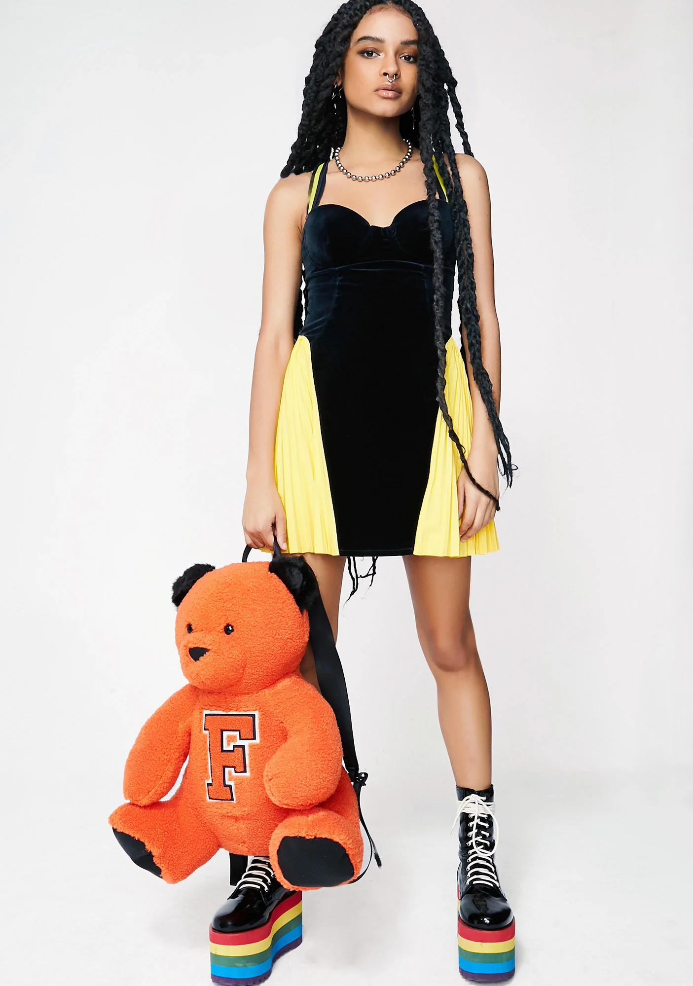 FENTY PUMA By Rihanna Side Pleated Mini Dress - Image 2
