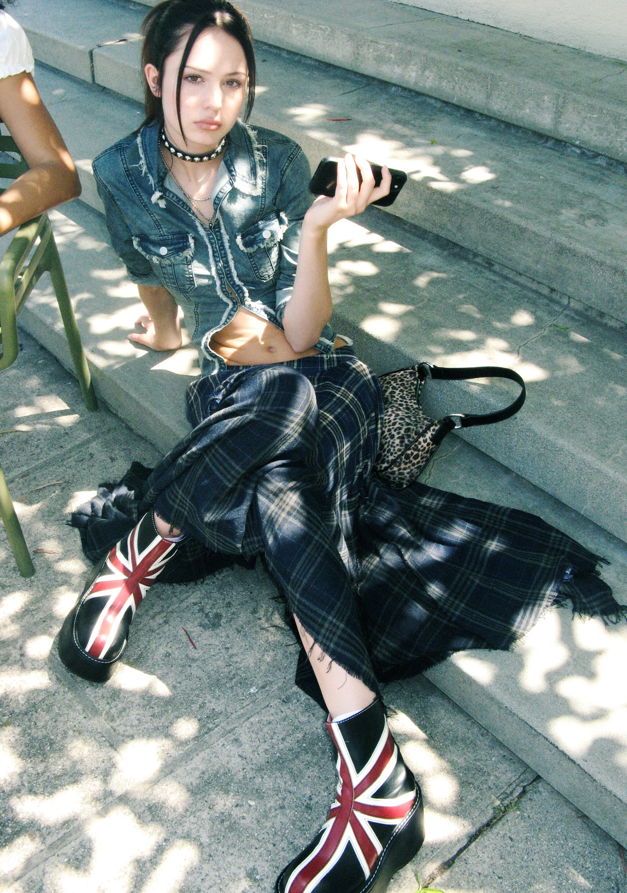 Ferris Wheel Date Denim Top - Image 6