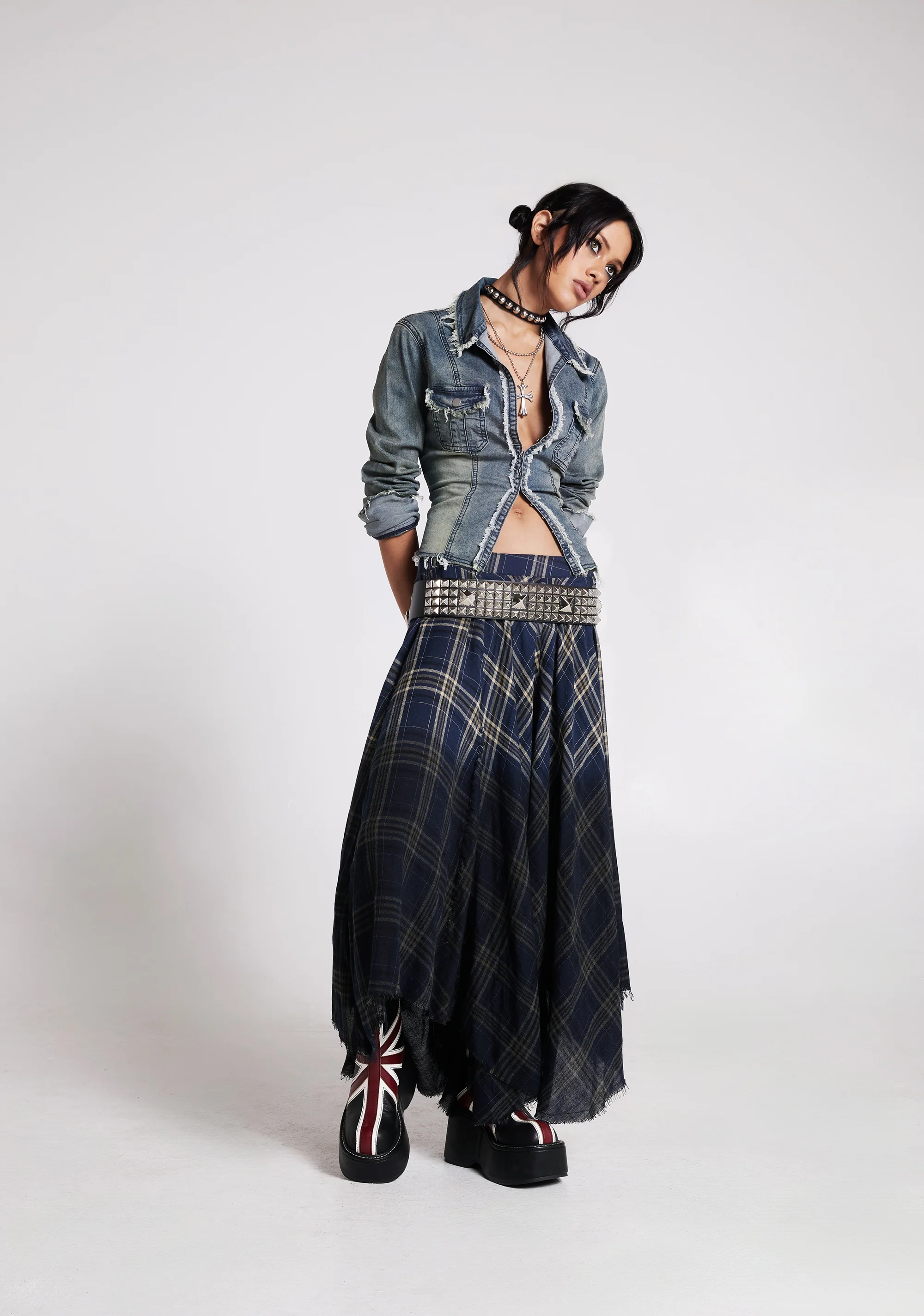 Ferris Wheel Date Denim Top - Image 7