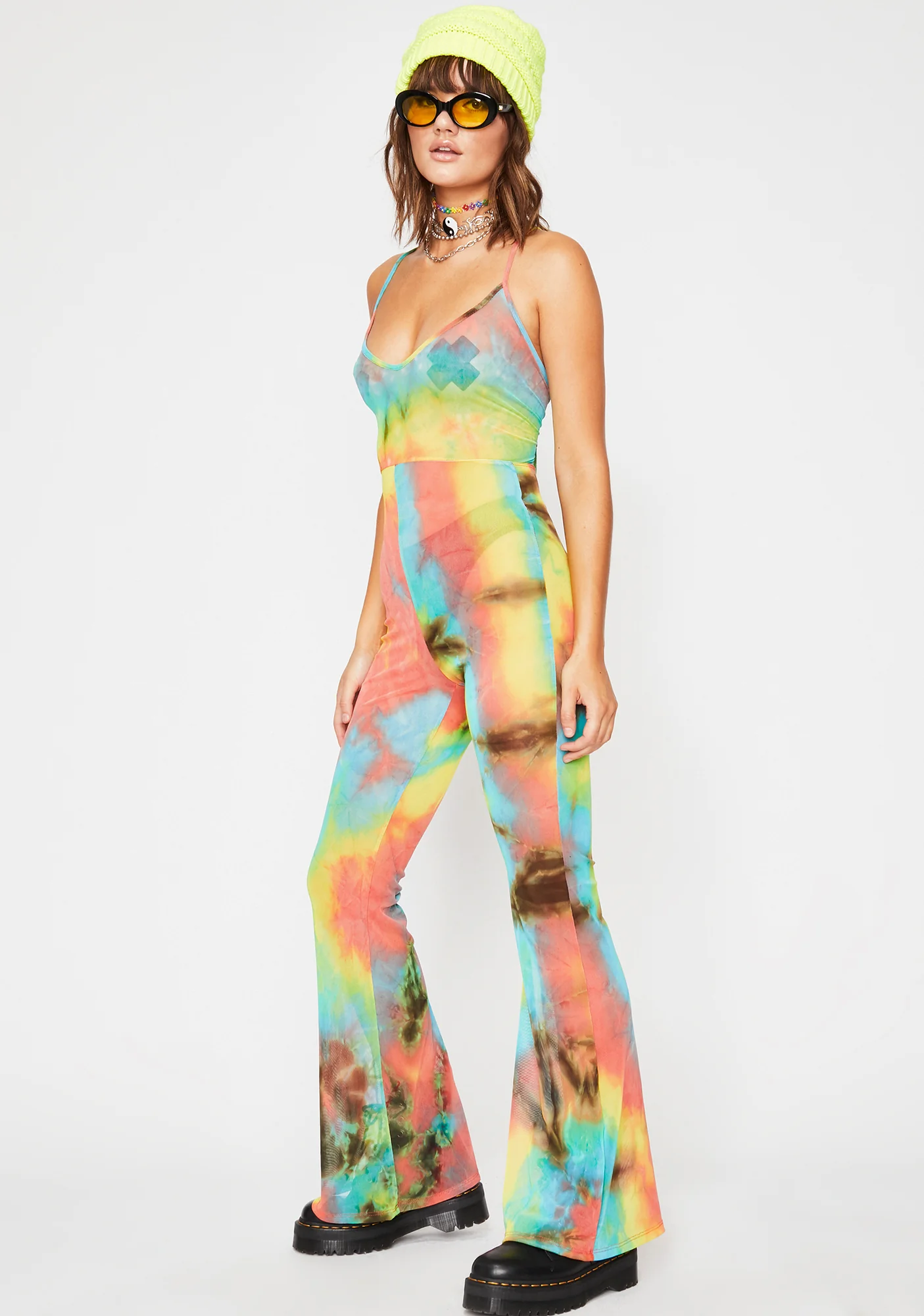 Festival Fusion Tie Dye Jumpsuit - Image 2