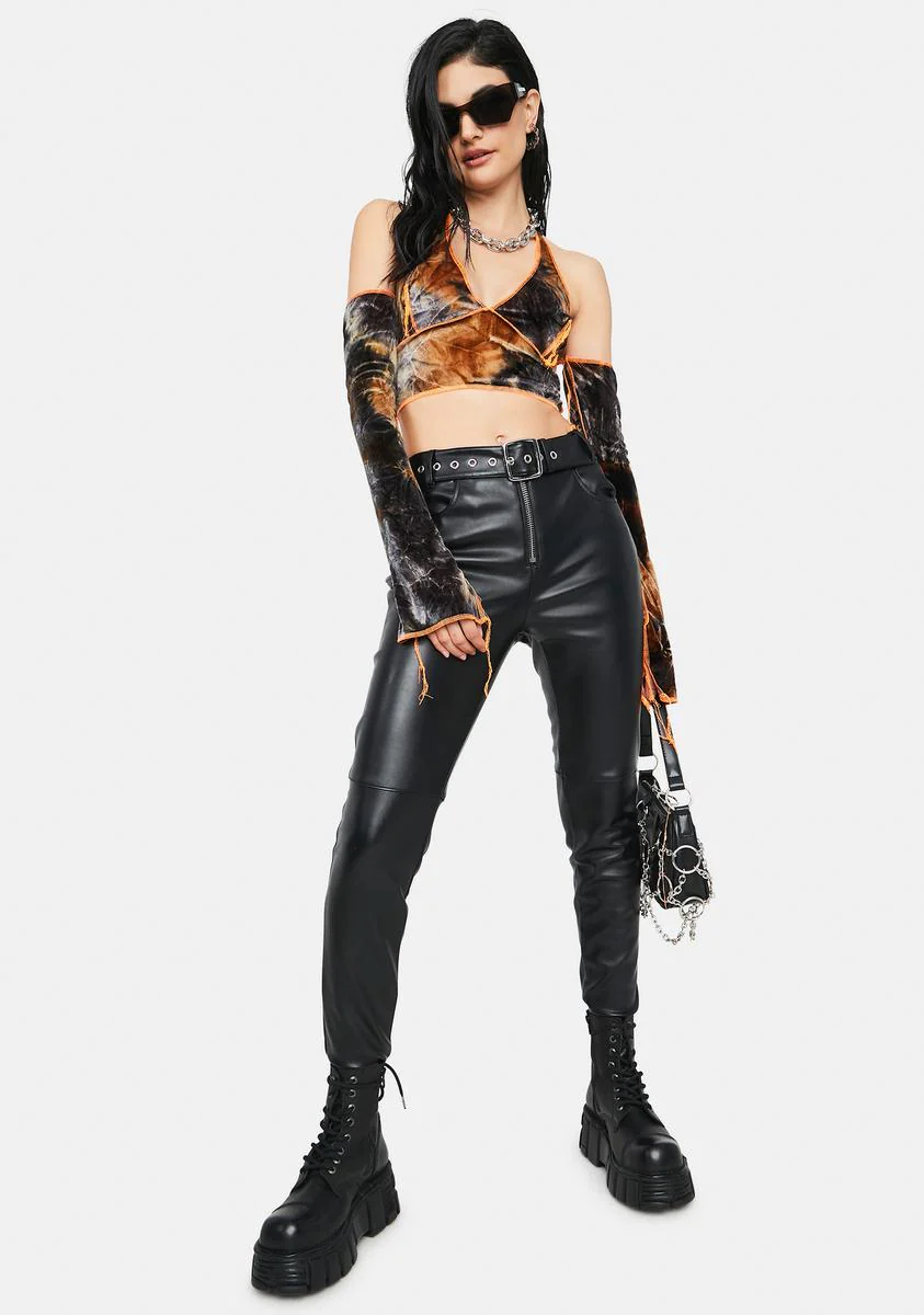 Fierce Encounter Tie Dye Halter Top - Image 3