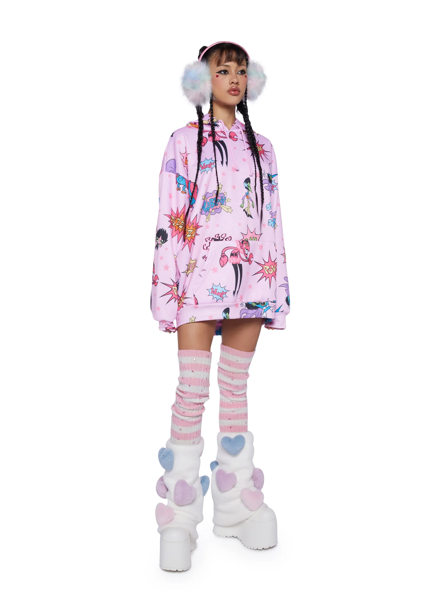 Fighting Crime Oversized Hoodie - Image 2