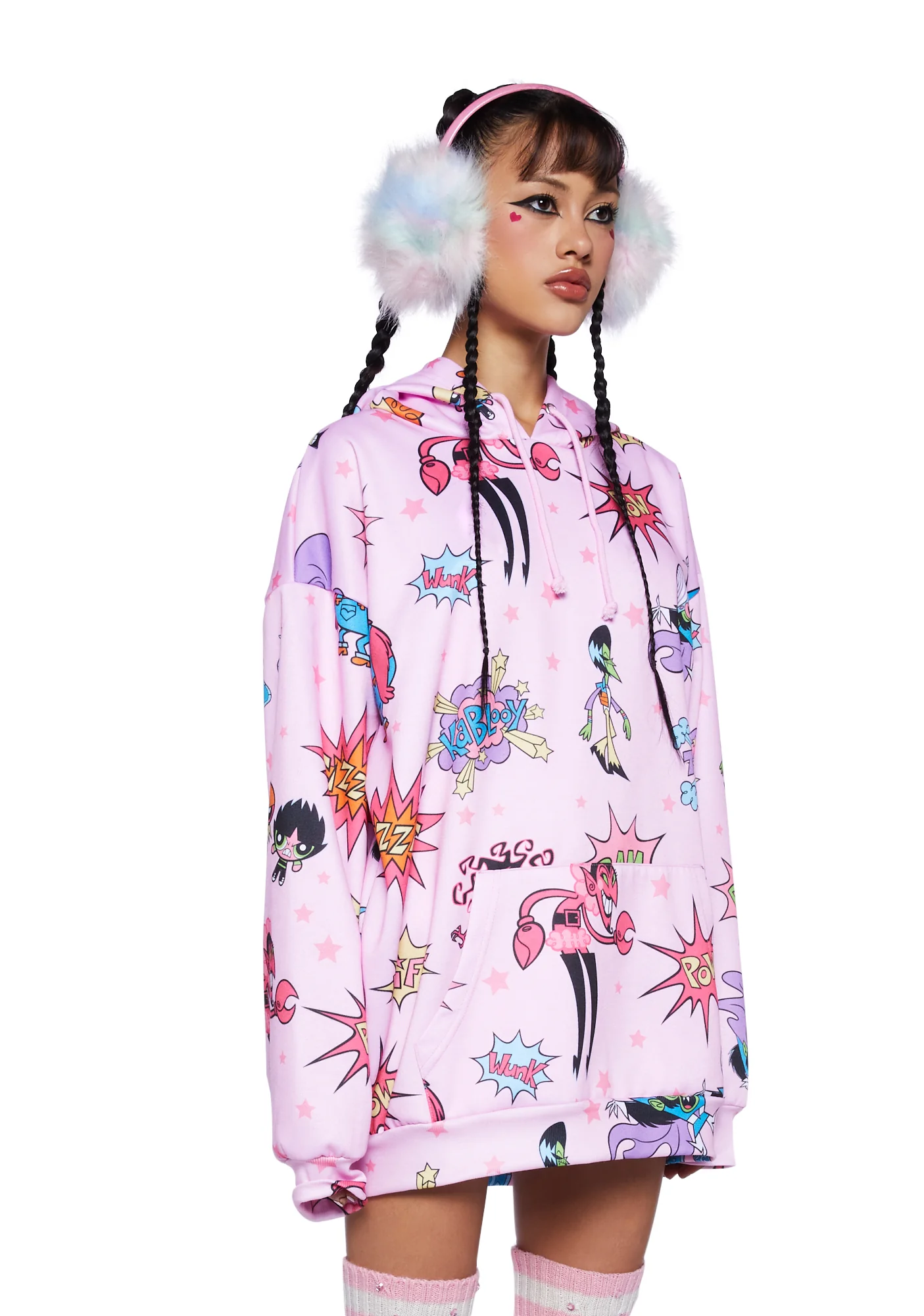 Fighting Crime Oversized Hoodie - Image 3