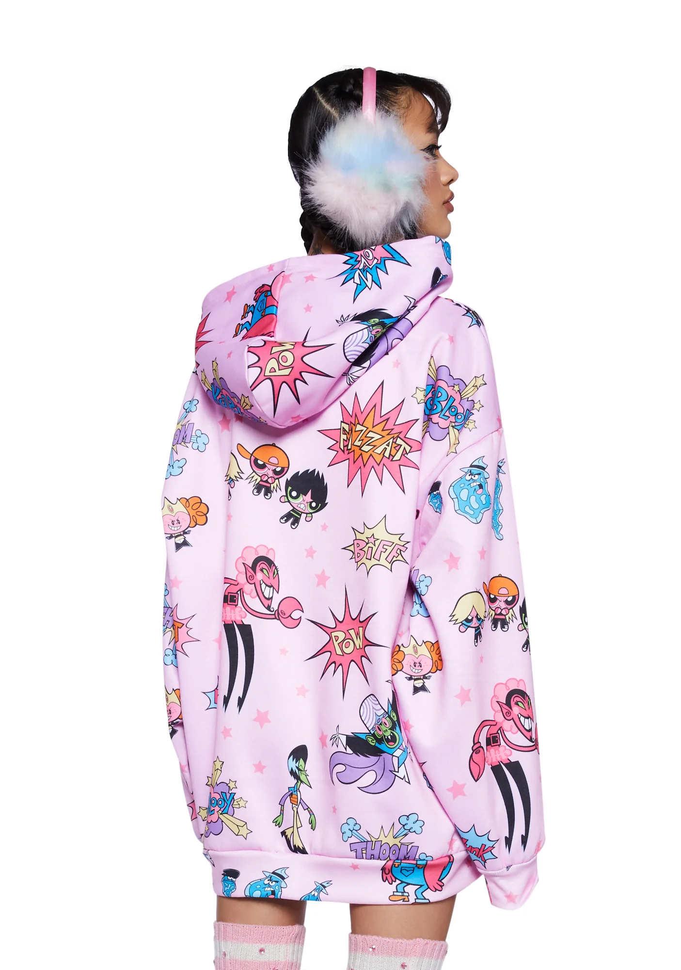 Fighting Crime Oversized Hoodie - Image 4