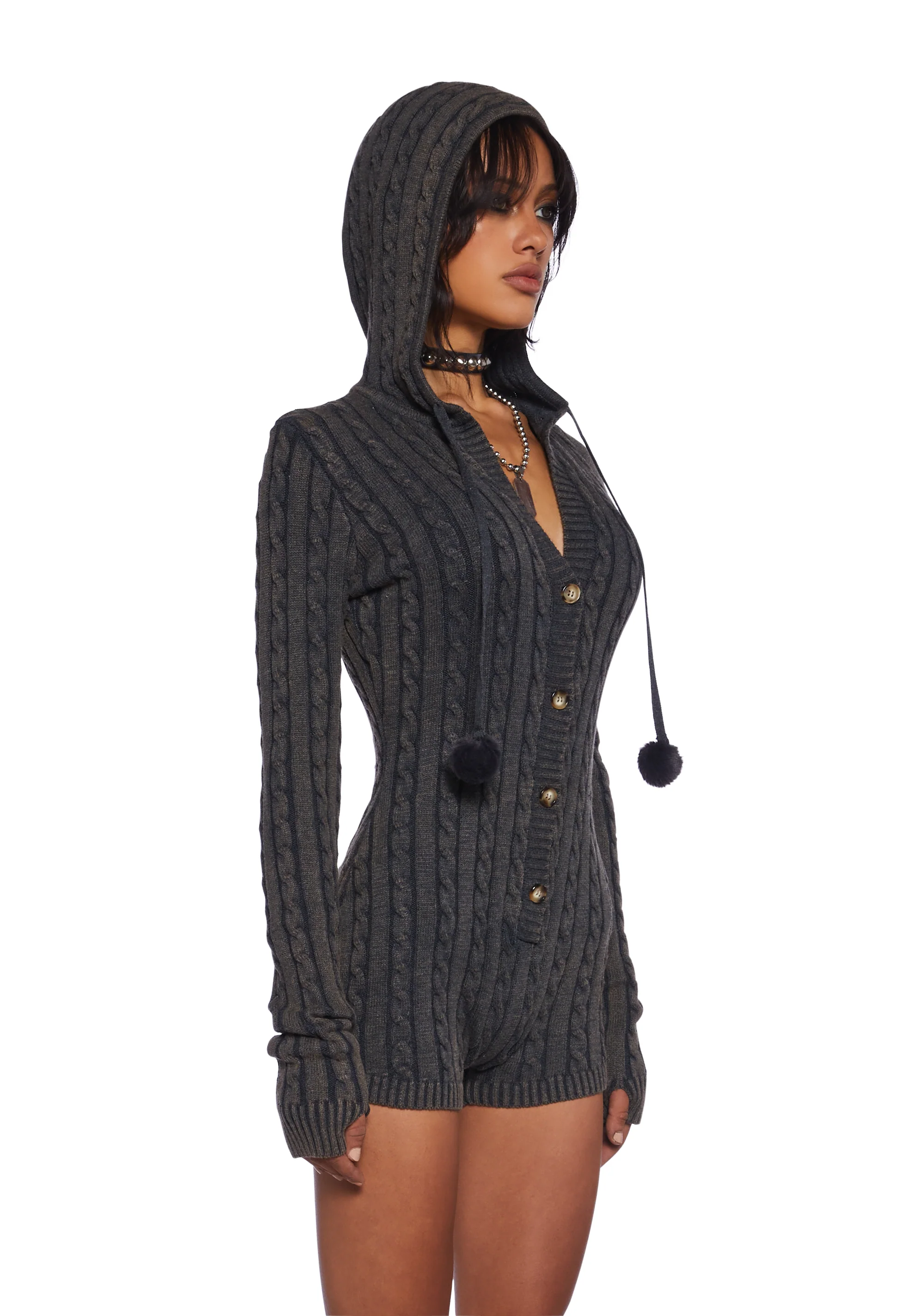 Figure Your Heart Out Knit Romper - Image 3