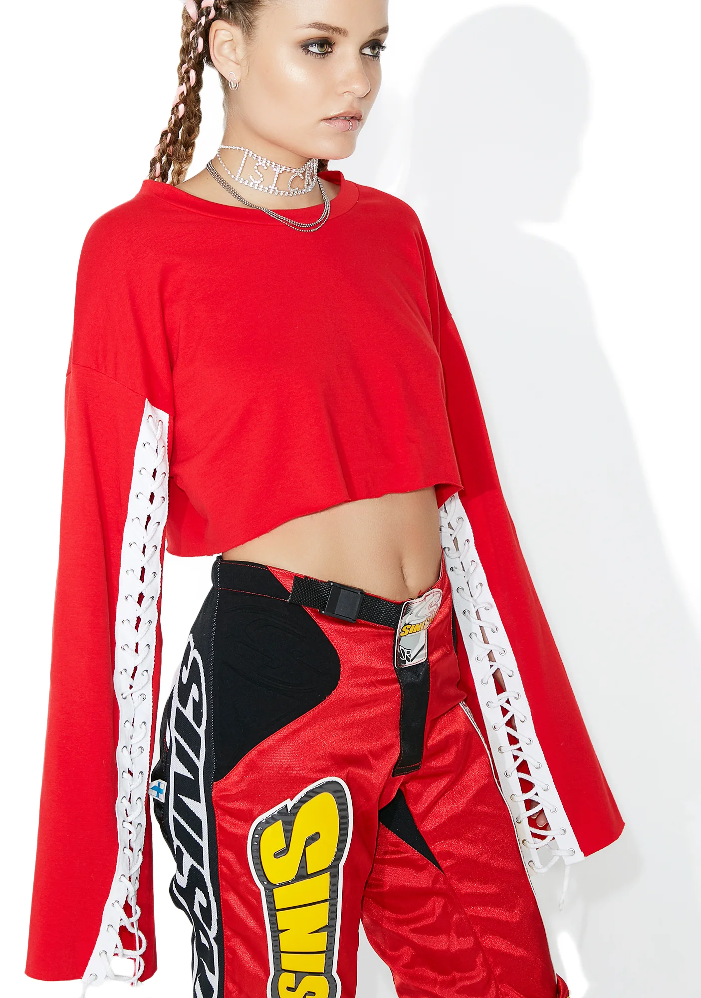 Finish Line Lace-Up Sweatshirt - Image 3